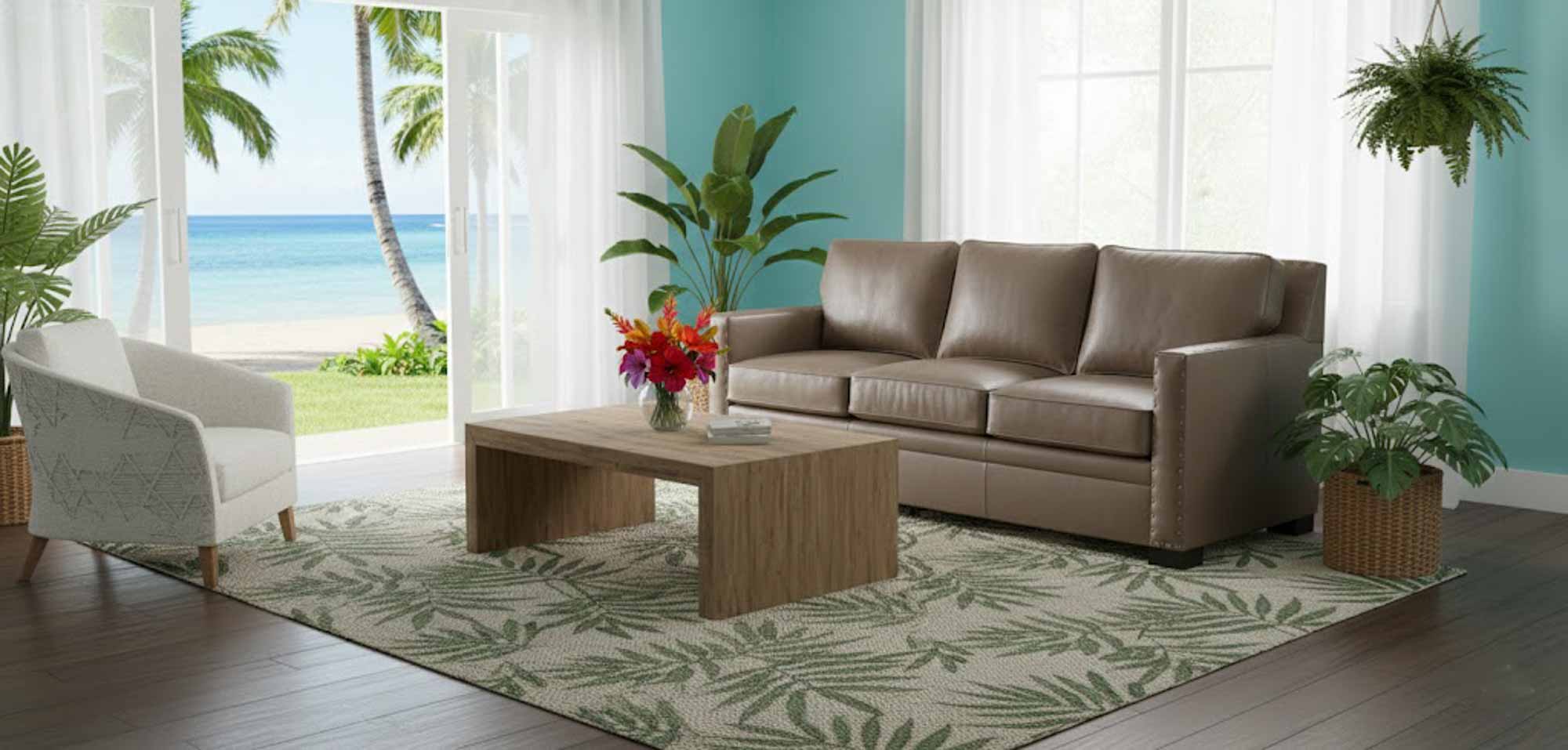 Clark Leather Sofa - Image 3