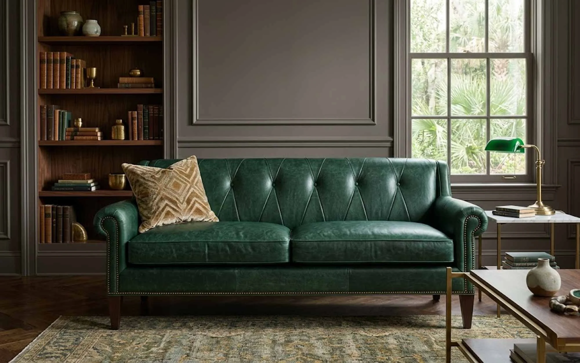 Cleo Leather Loveseat - Image 2