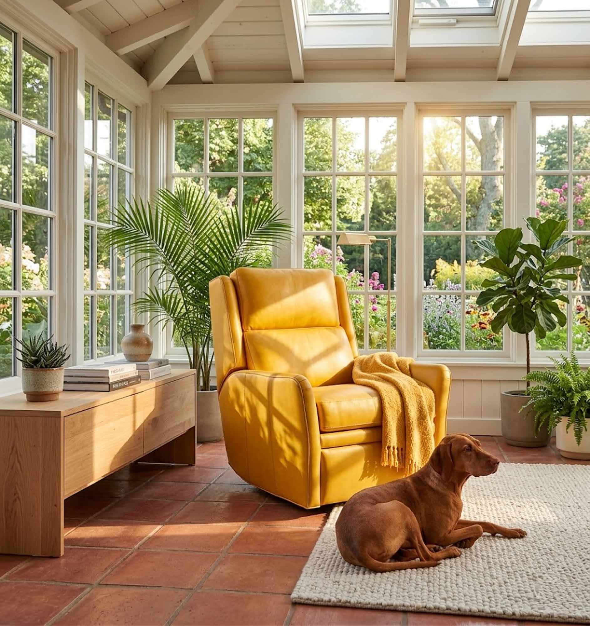 Cloud Leather Power Zero Gravity Recliner With Articulating Headrest - Image 8