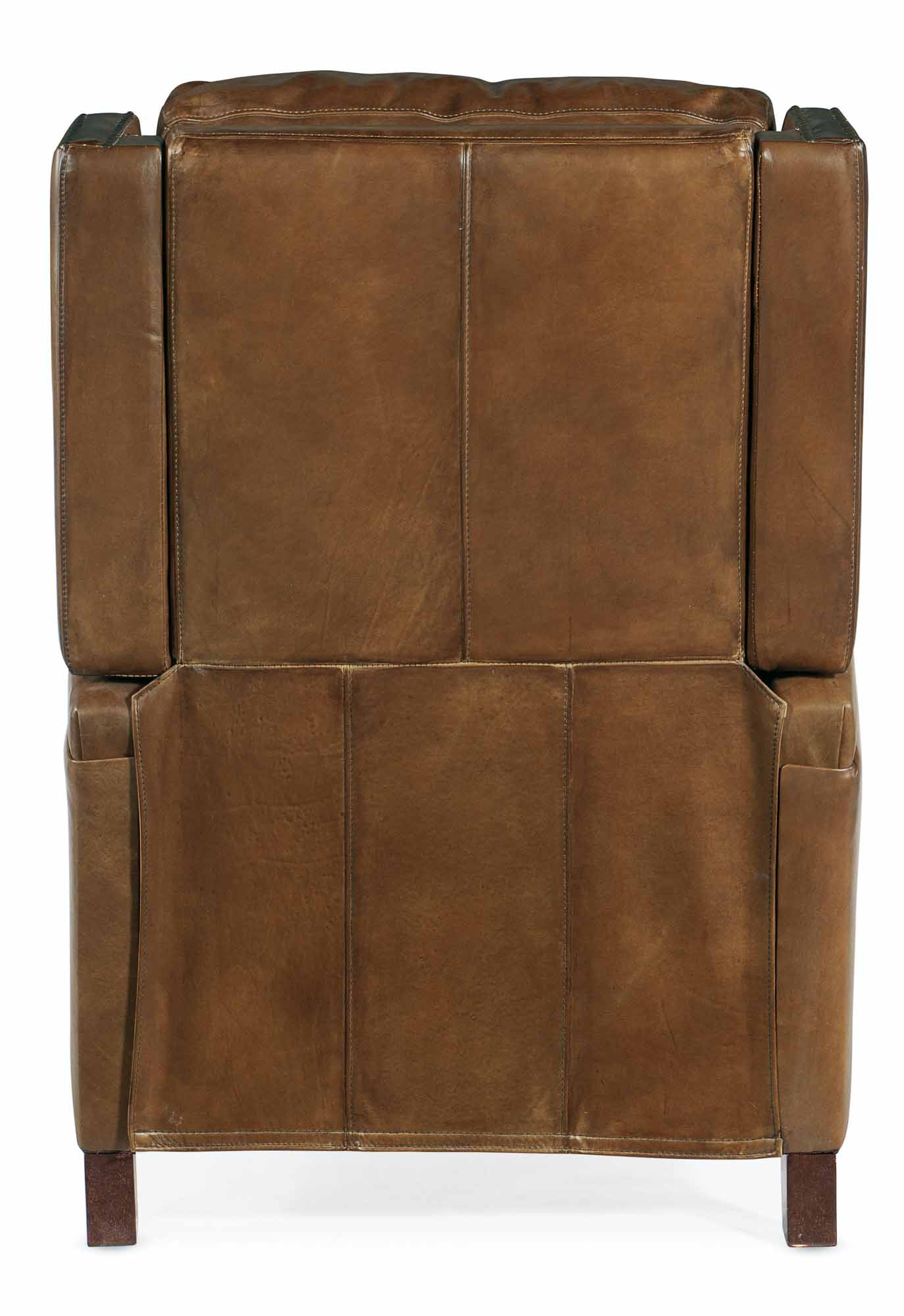 Cole Leather Recliner In Brown - Image 3
