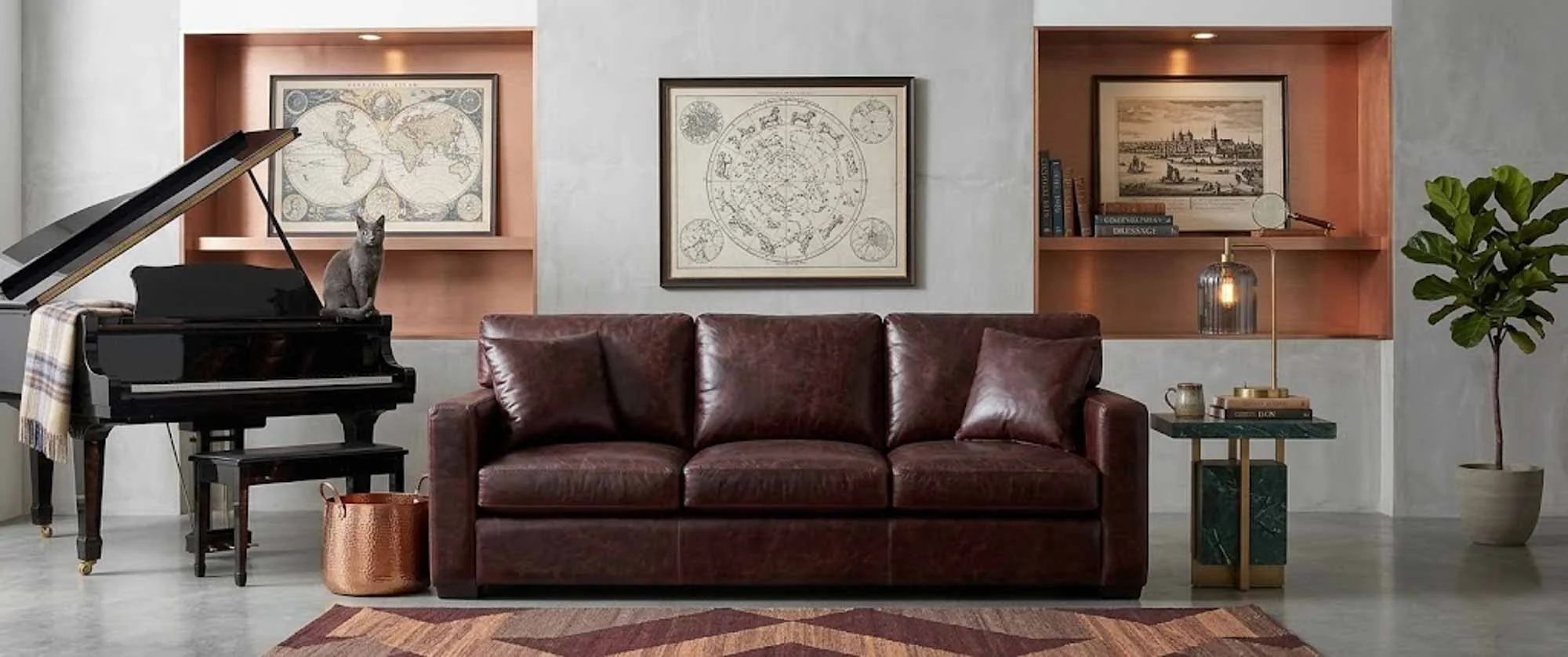 Colebrook Leather Sofa - Image 10