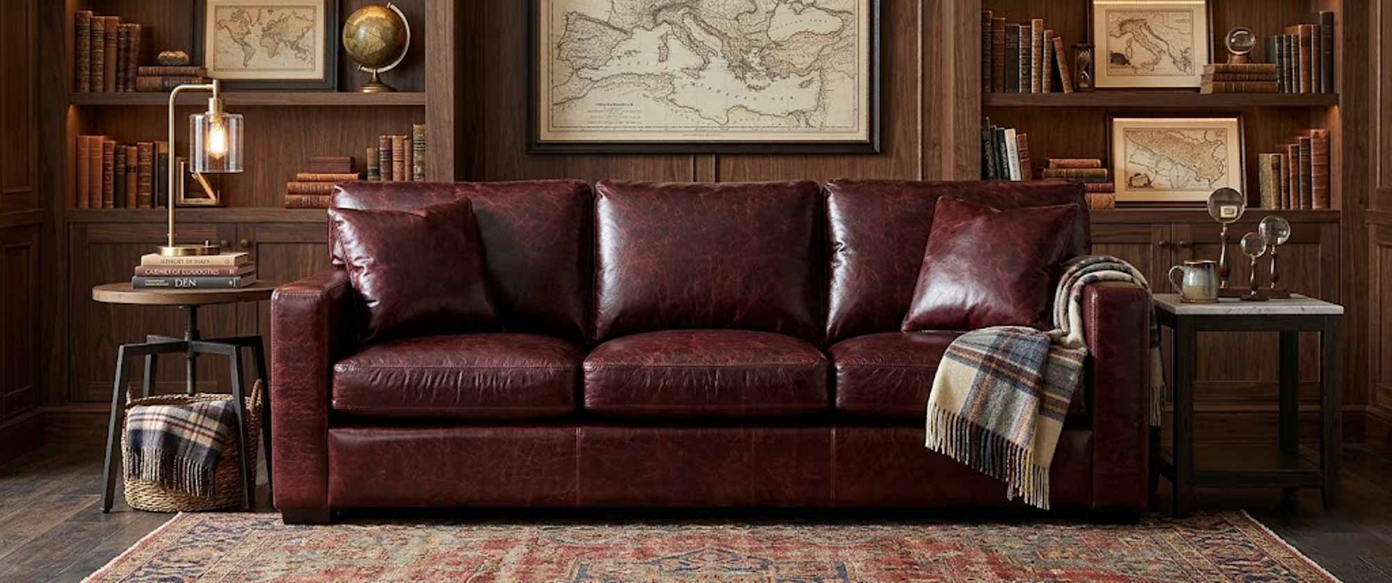 Colebrook Leather Sofa - Image 8
