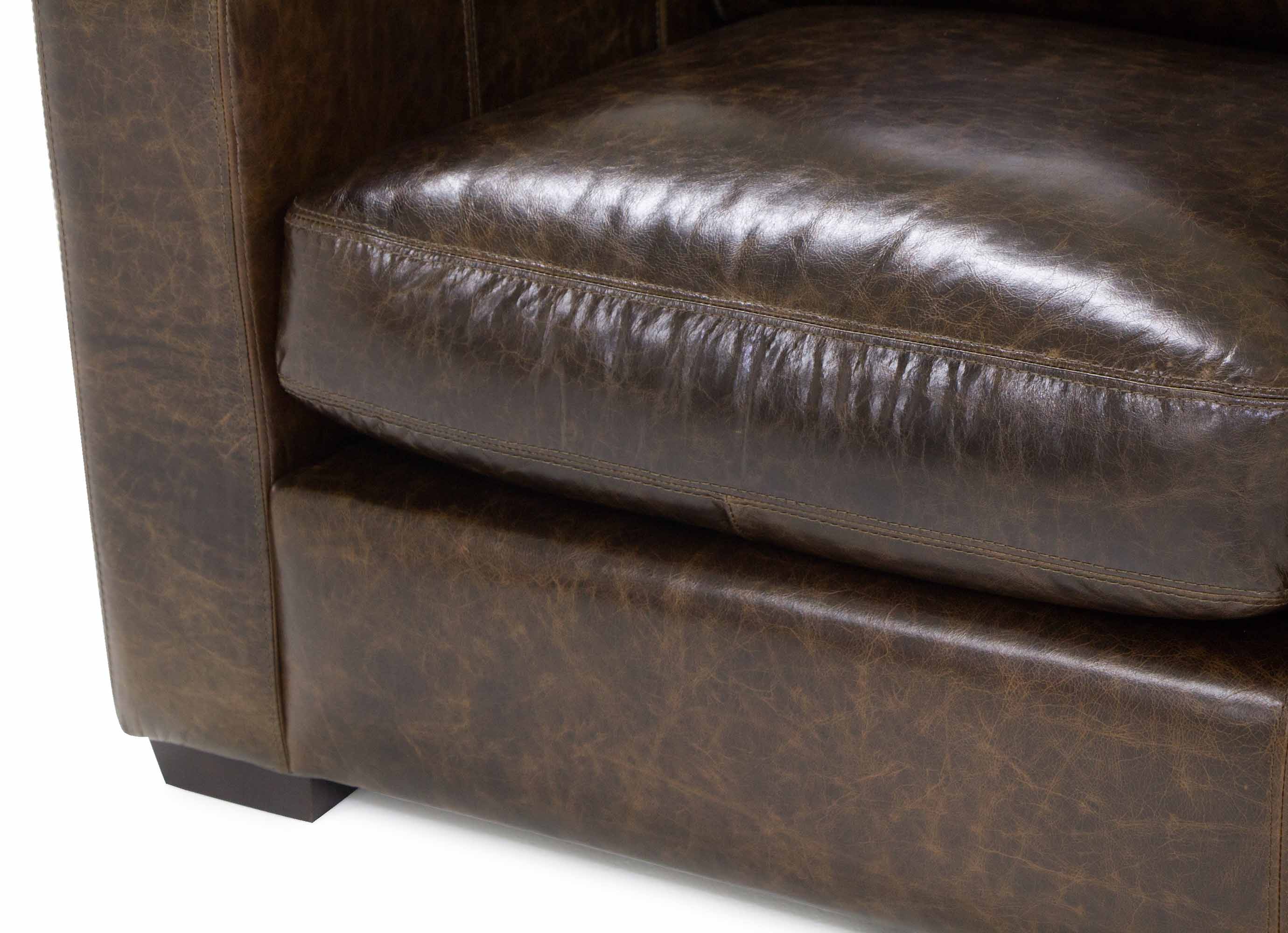 Colebrook Leather Sofa With Chaise - Image 4