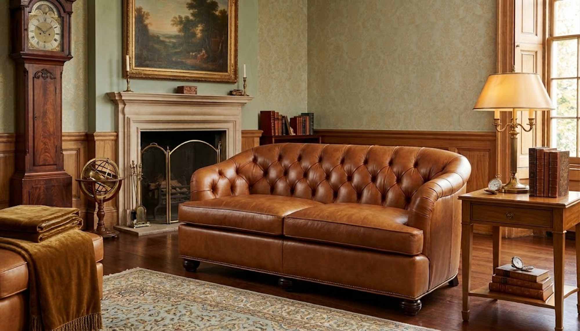Coleman Leather Loveseat - Image 3