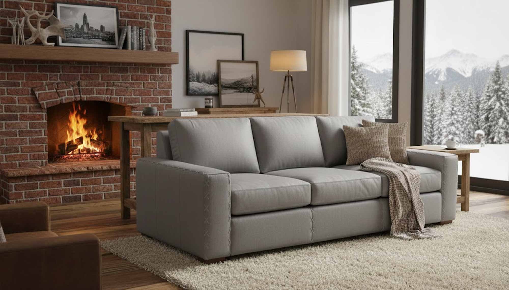 Colorado Leather Queen Size Sofa Sleeper - Image 10