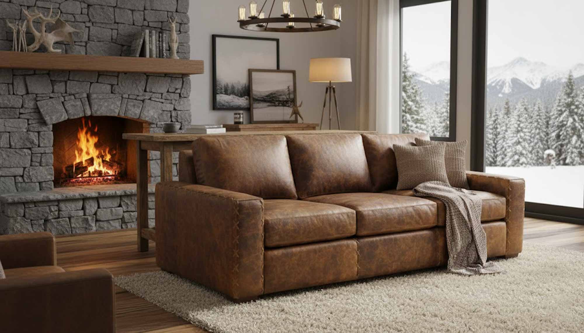 Colorado Leather Sofa - Image 10