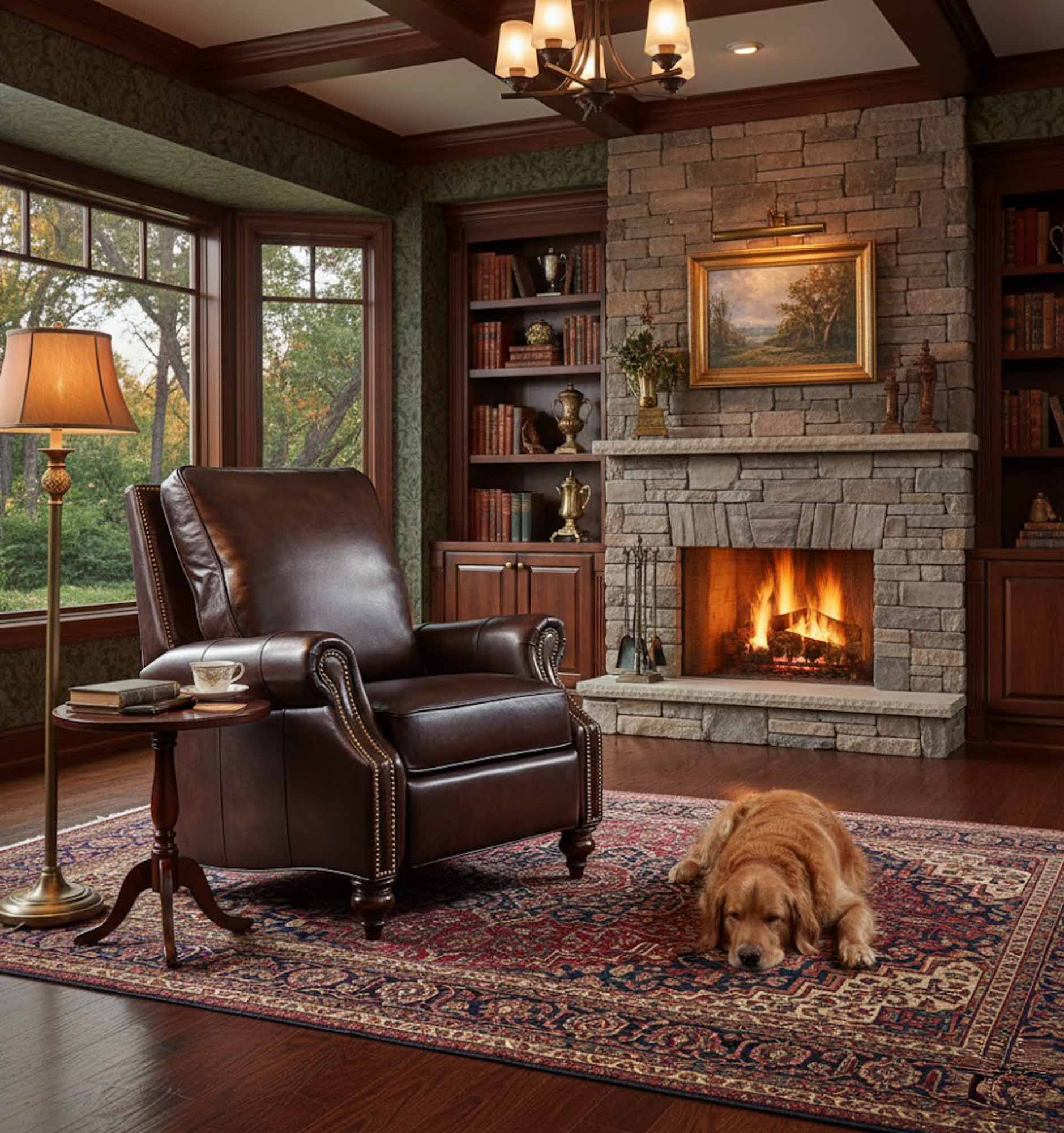 Conlon Leather Recliner - Image 7