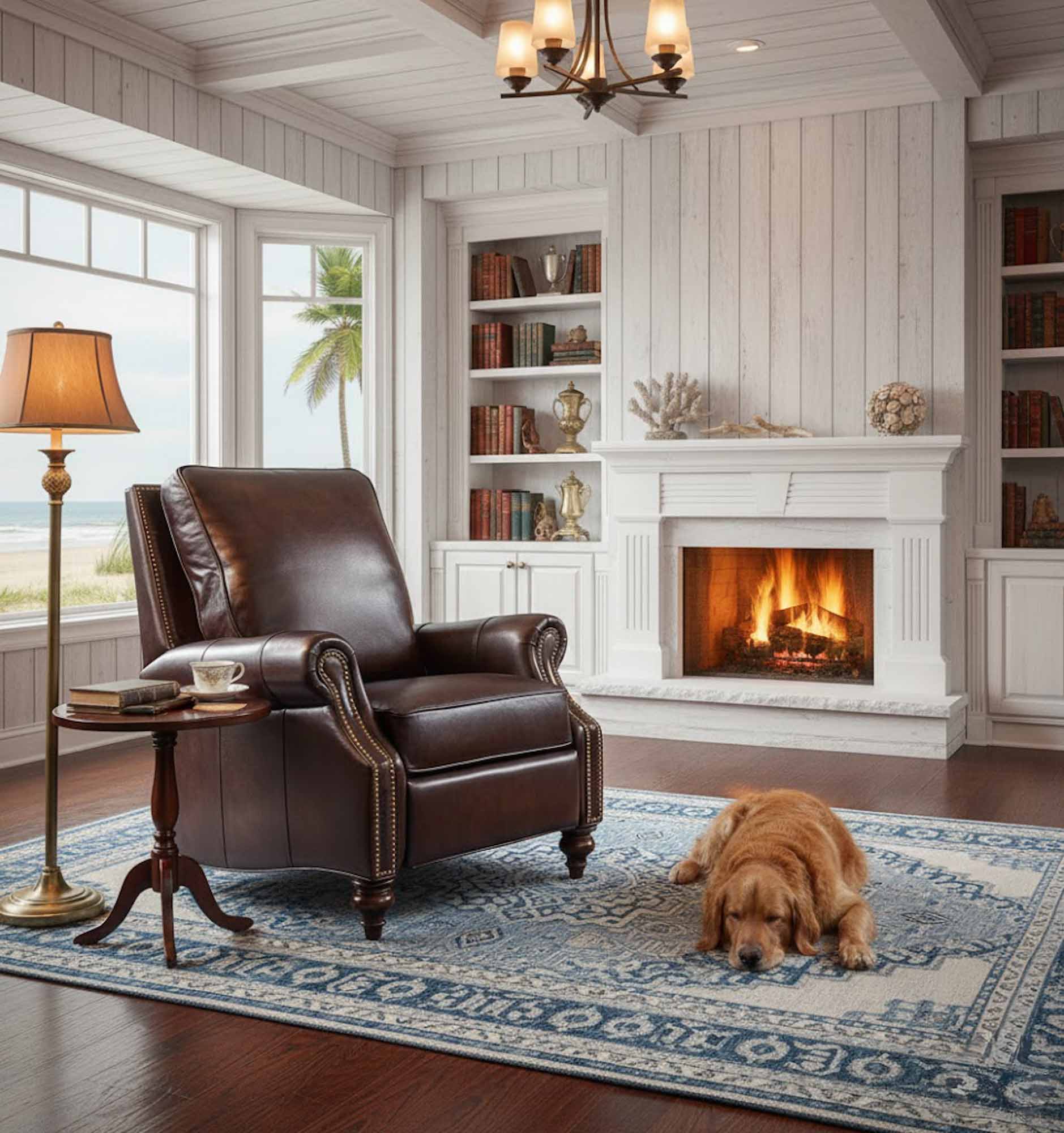Conlon Leather Recliner - Image 8