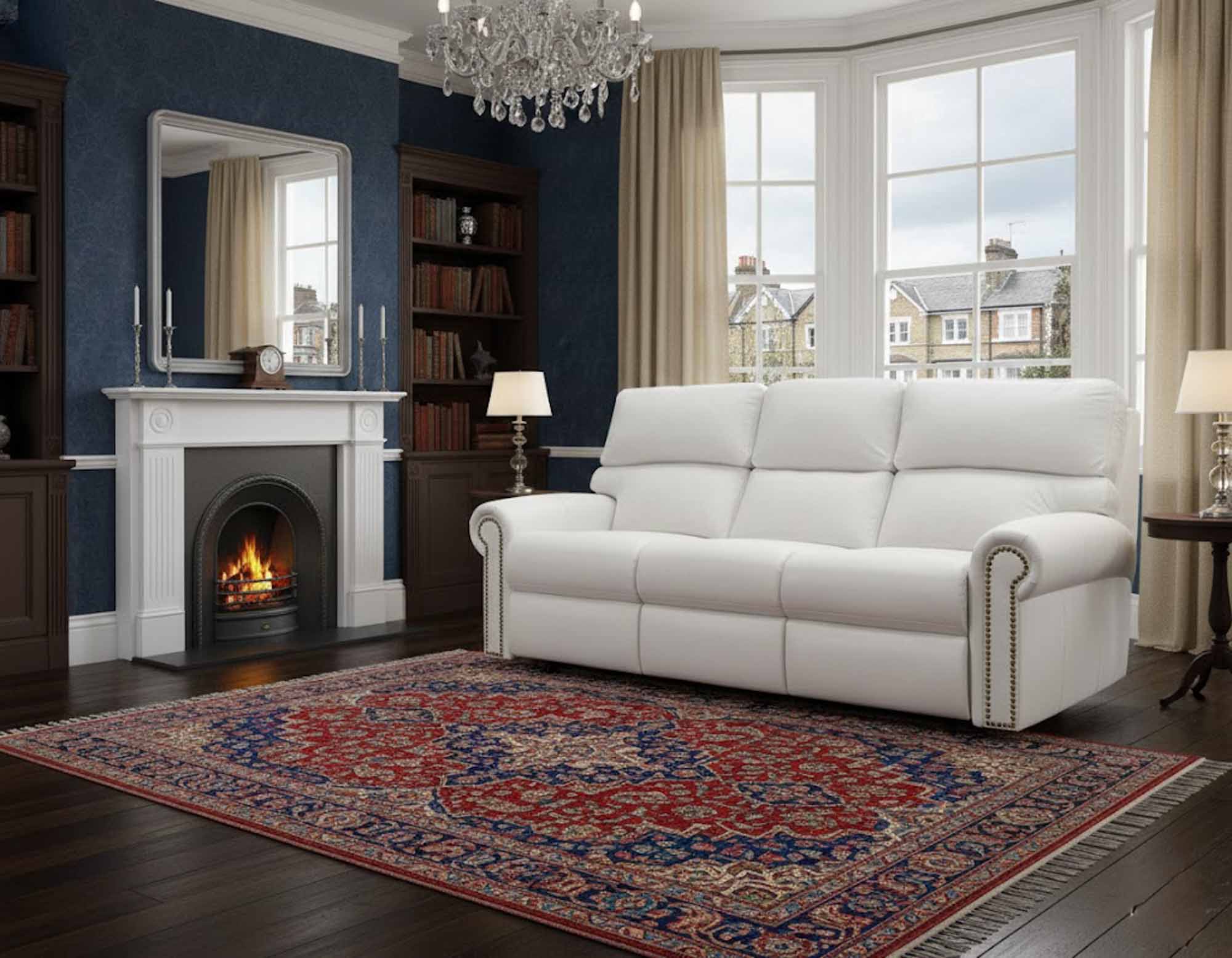 Connor Leather Full Size Sofa Sleeper - Image 5