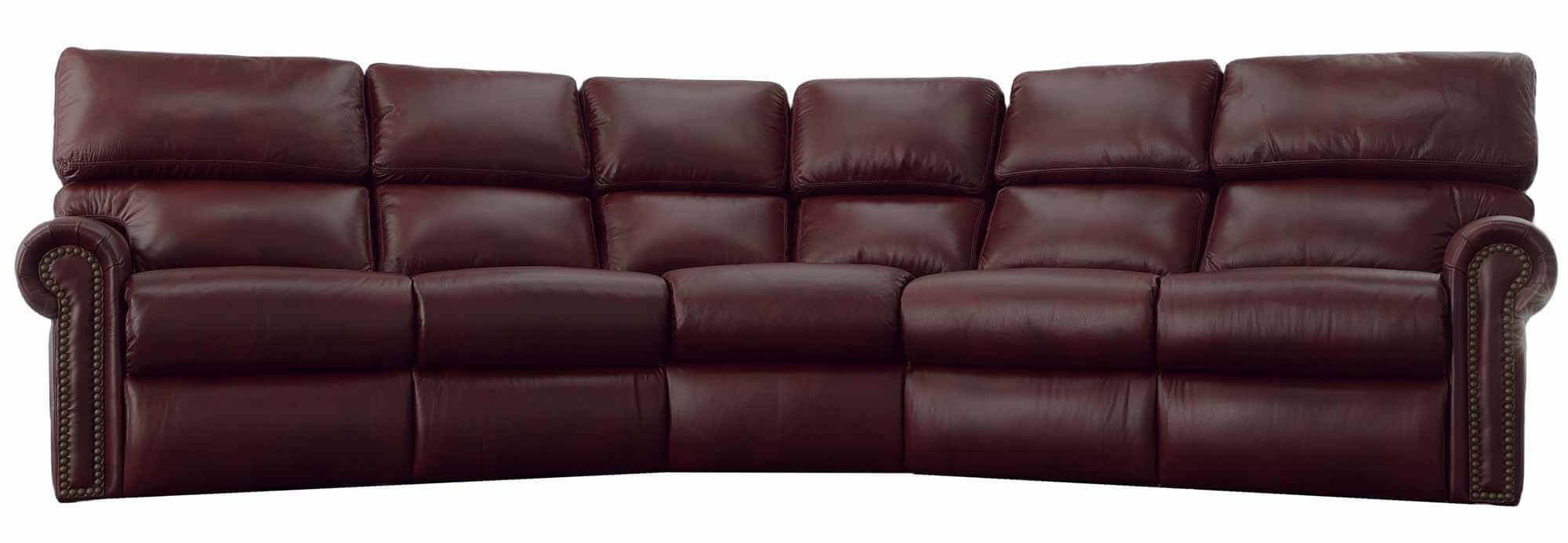 Connor Leather Reclining Sectional - Image 3