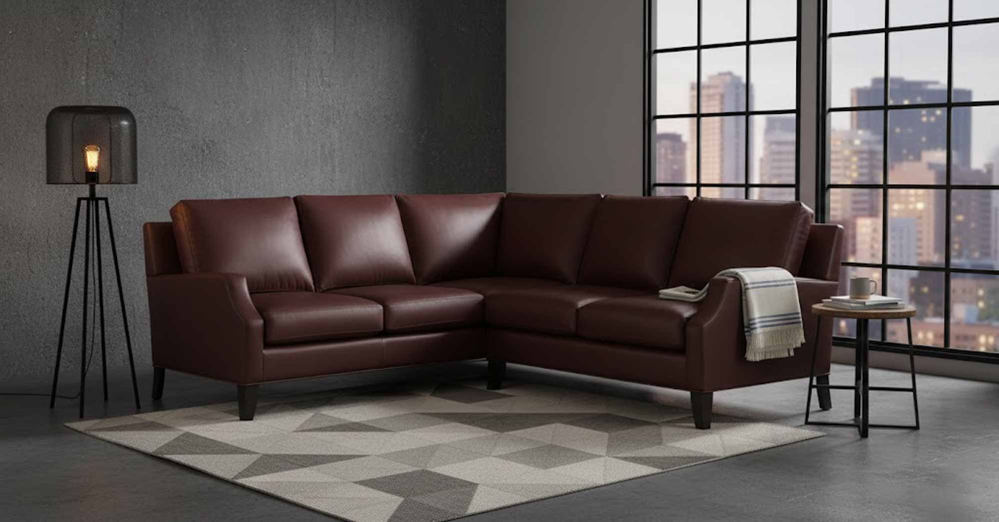 Cope Leather Sectional - Image 10