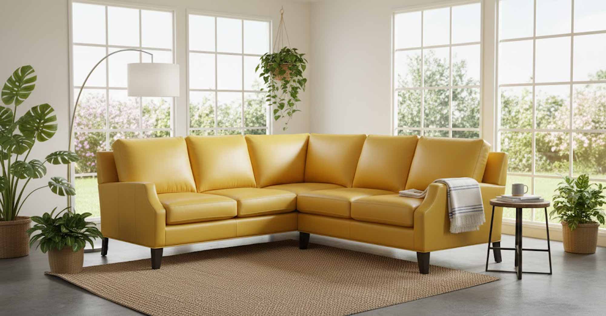 Cope Leather Sectional - Image 6