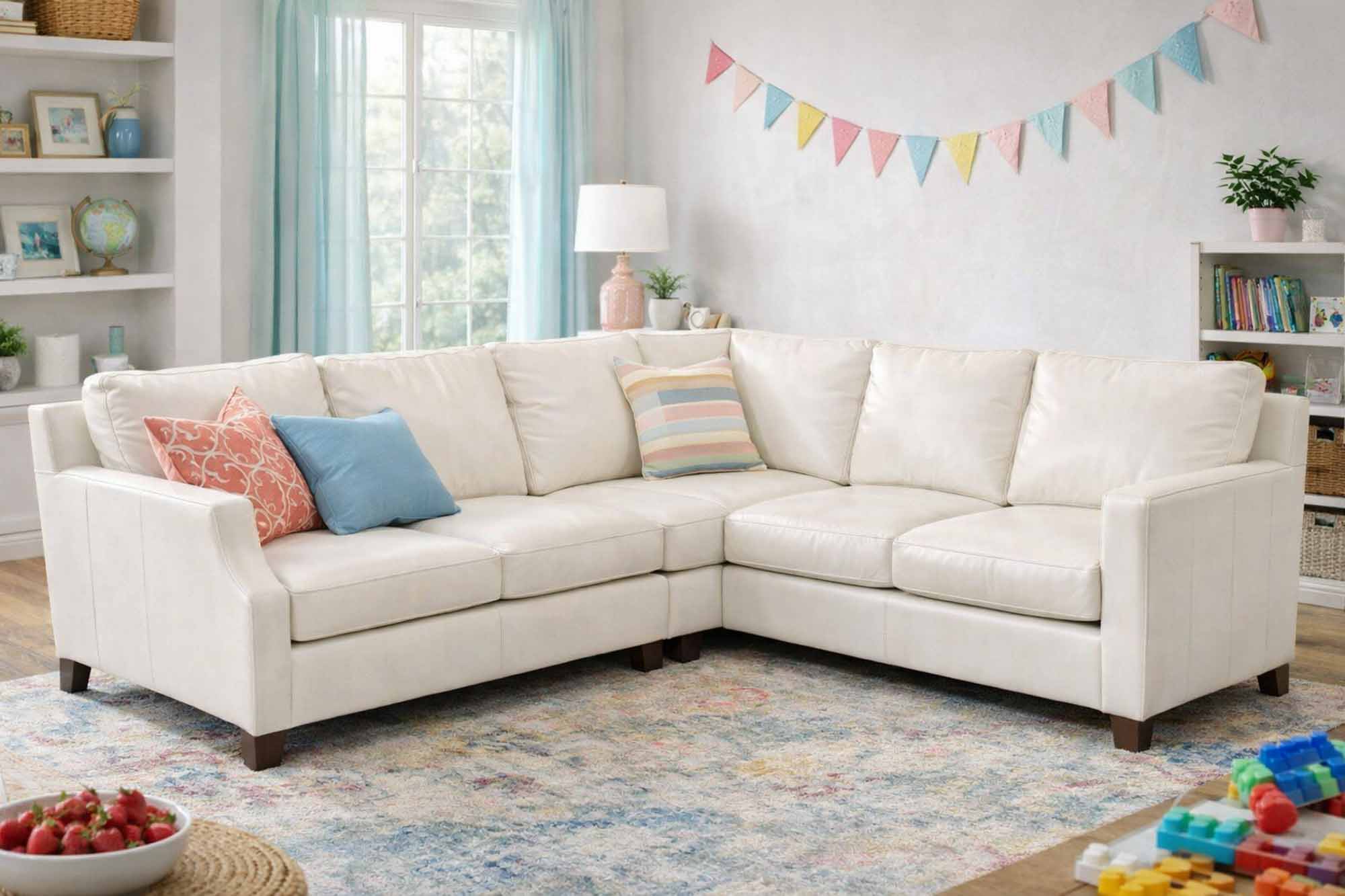 Cope Leather Sectional - Image 9
