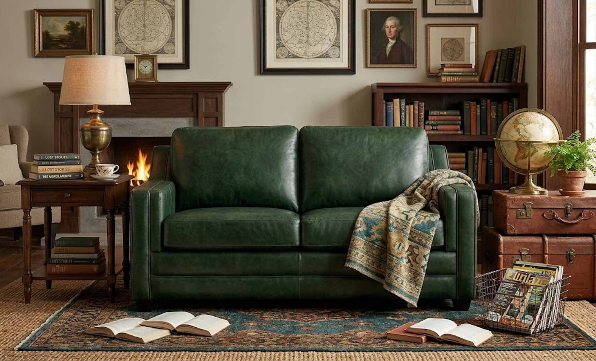 Corissa Leather Loveseat - Image 7