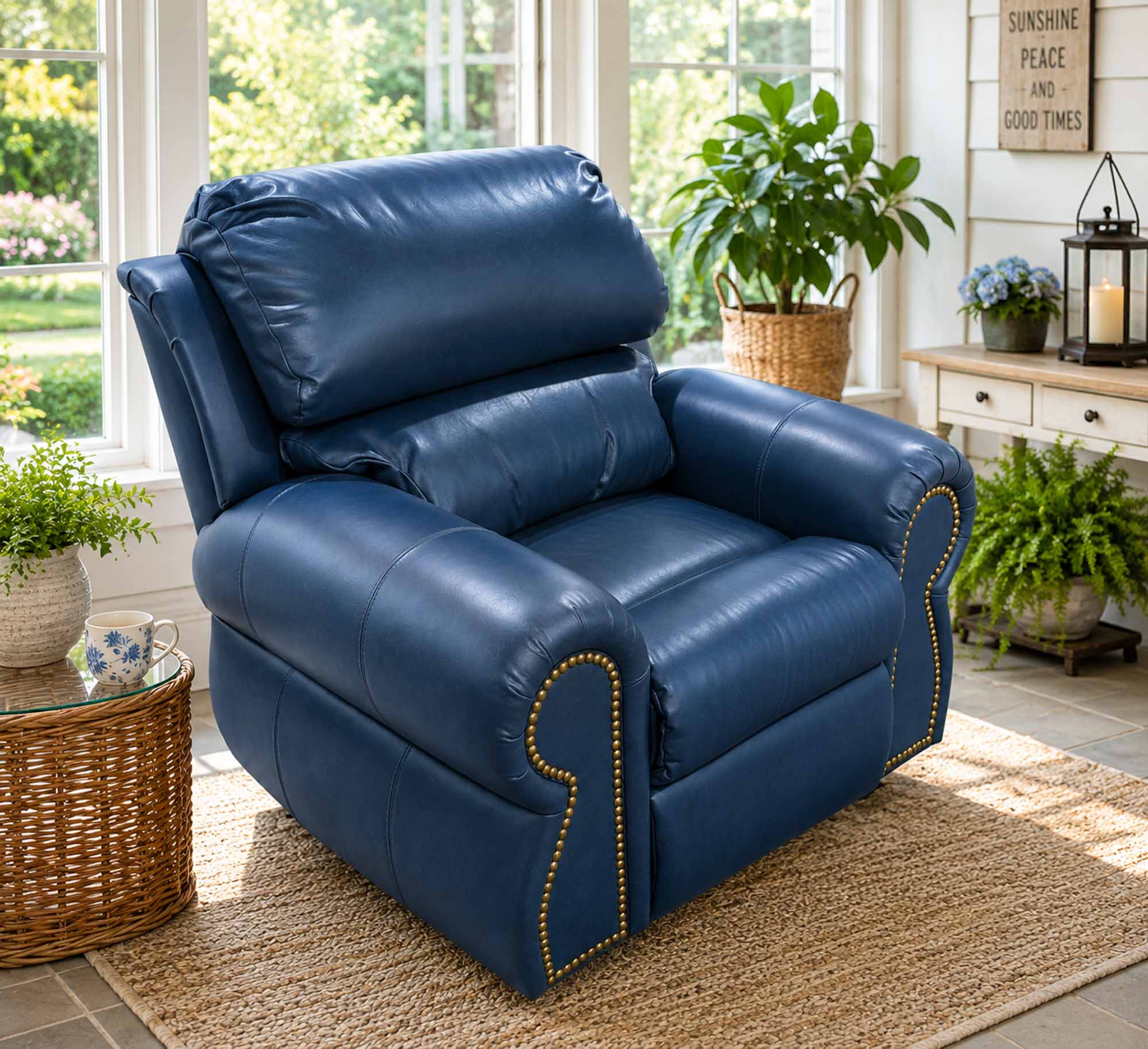 Cortina Leather Recliner - Image 6