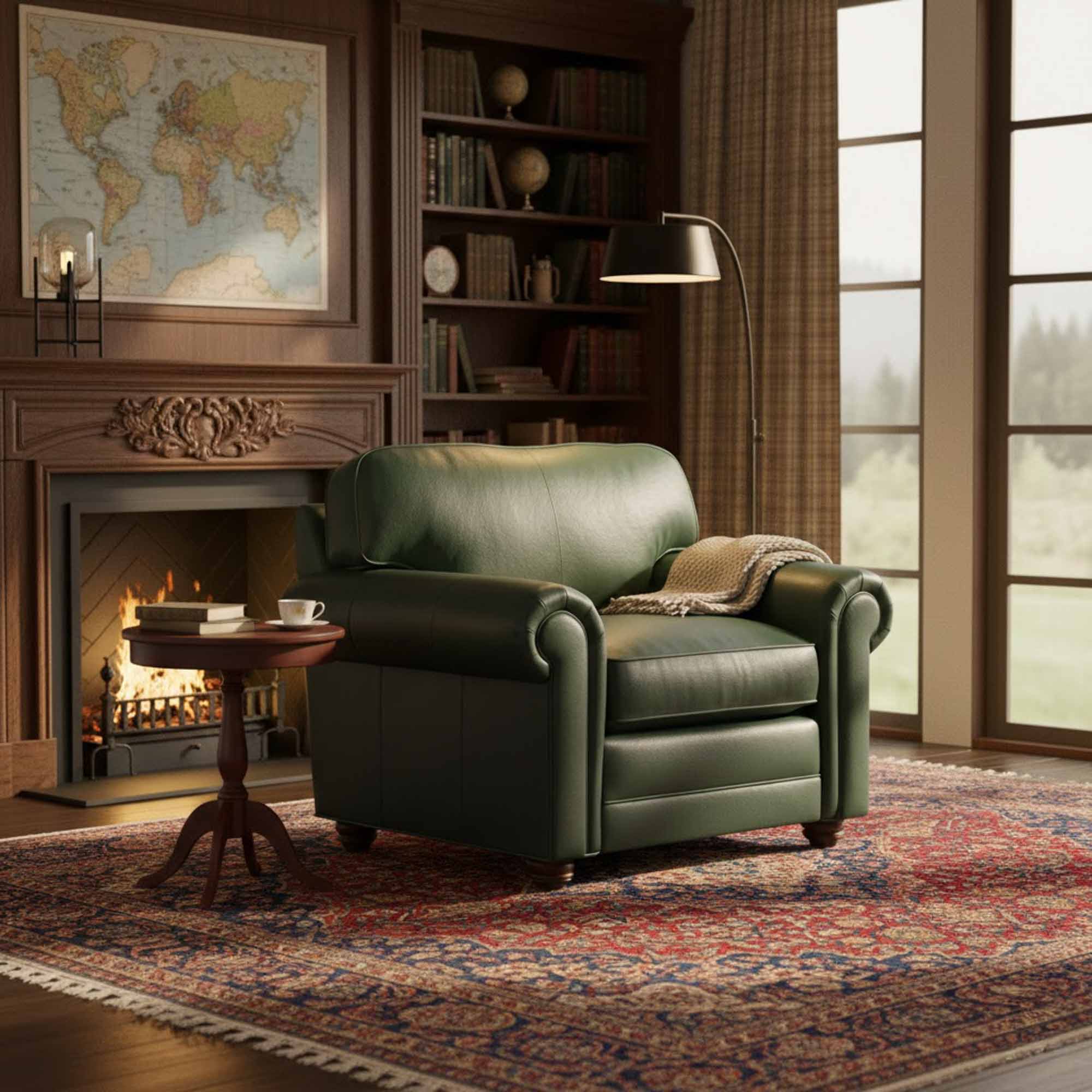 Dalton Leather Chair - Image 3