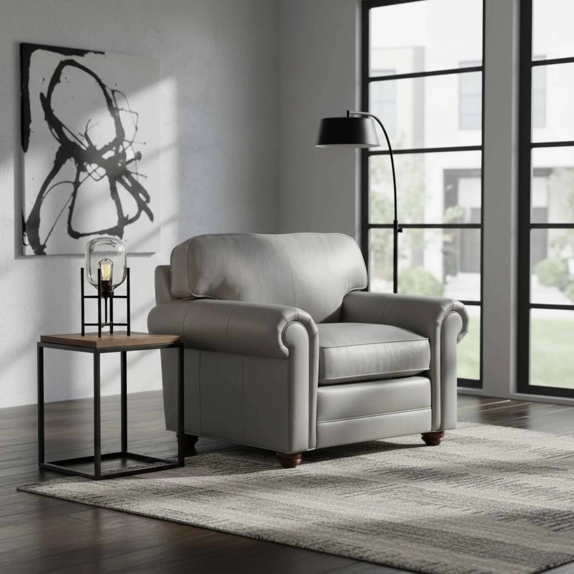 Dalton Leather Chair - Image 4