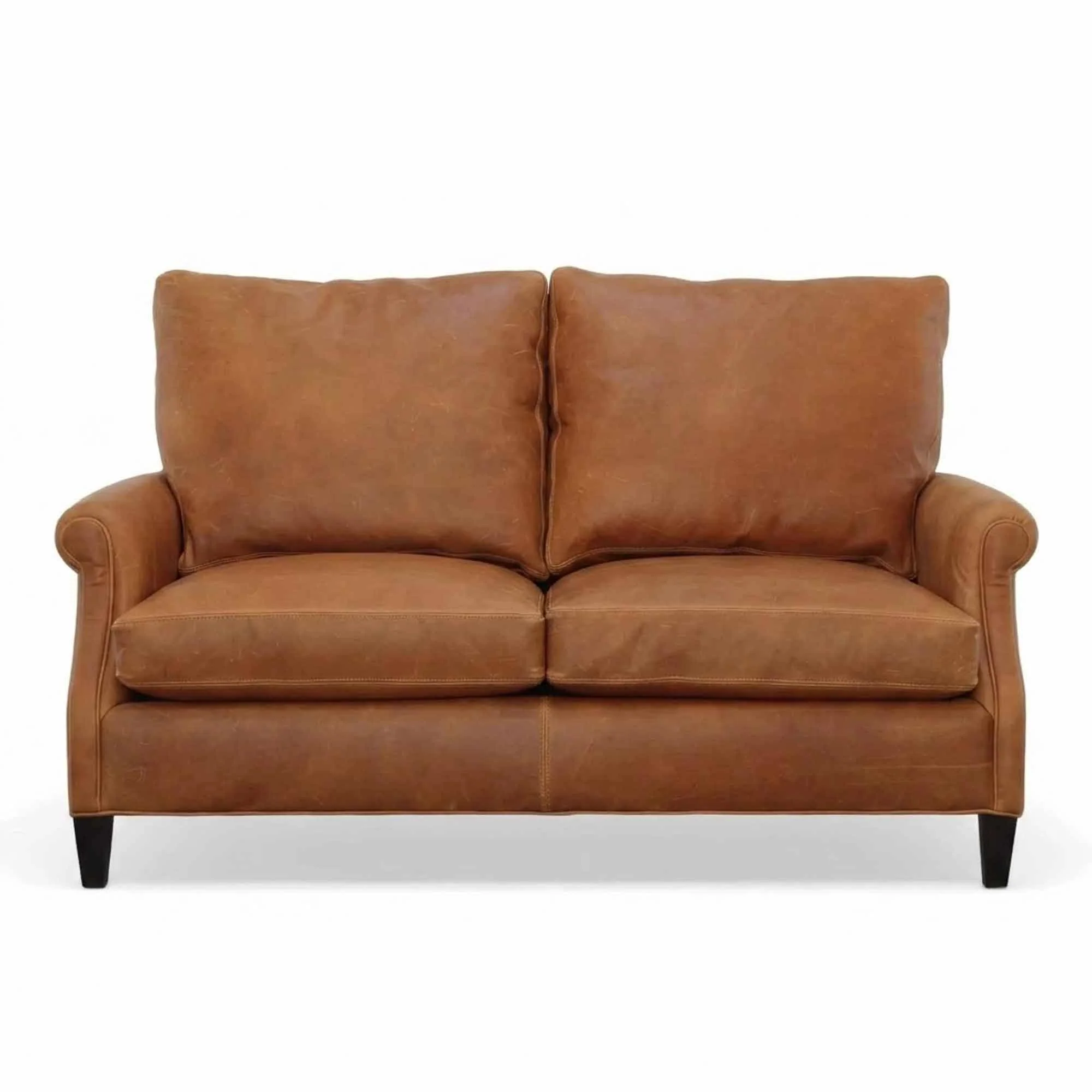 Dana Leather Loveseat
