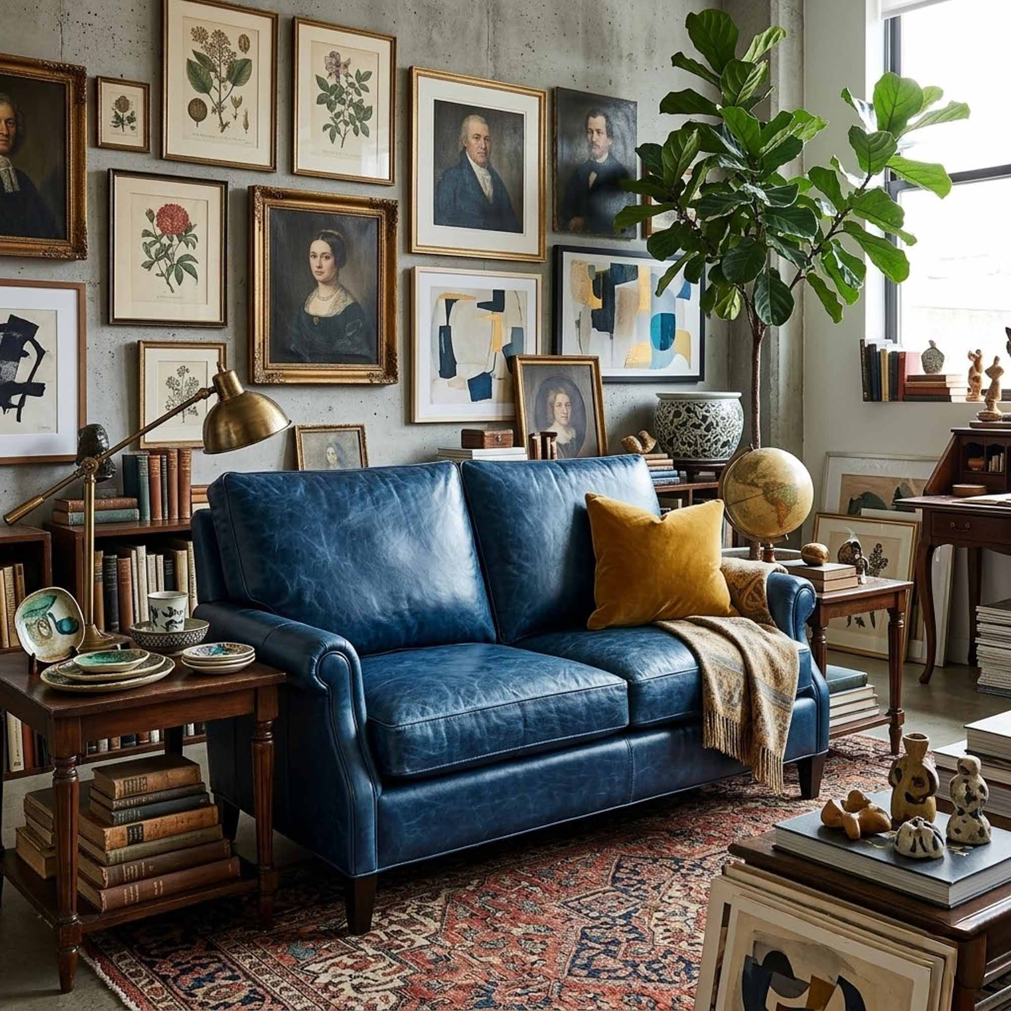 Dana Leather Loveseat - Image 2