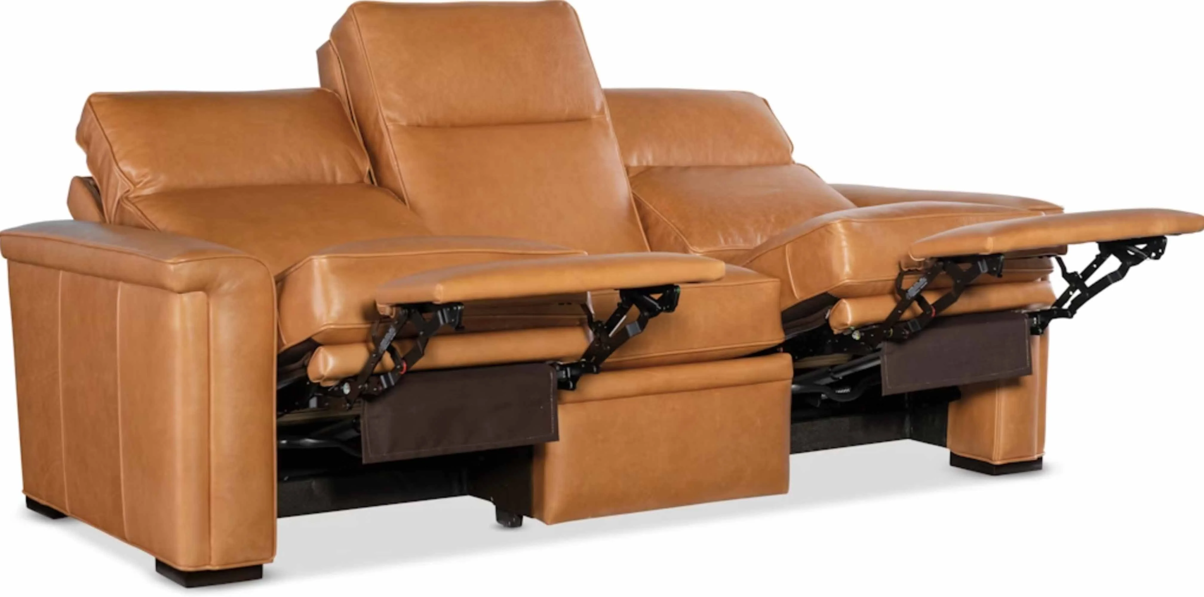 Decker Leather Zero Gravity Power Reclining Sofa With Articulating Headrest - Image 10