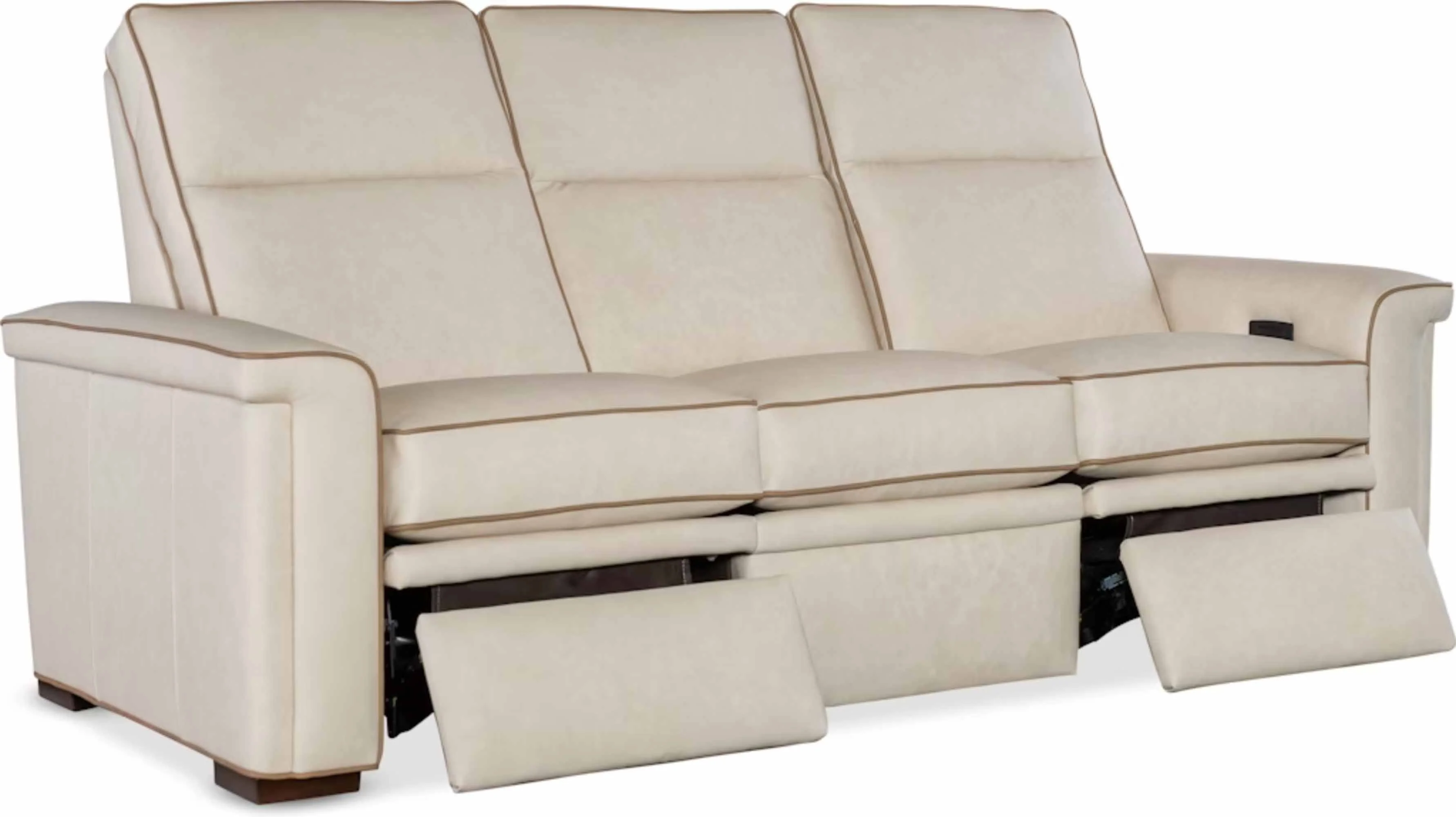 Decker Leather Zero Gravity Power Reclining Sofa With Articulating Headrest - Image 5