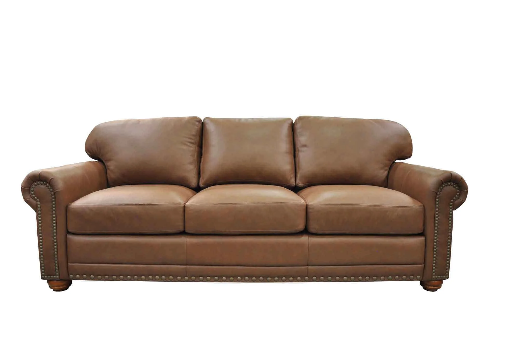 Dominion Leather Queen Size Sofa Sleeper