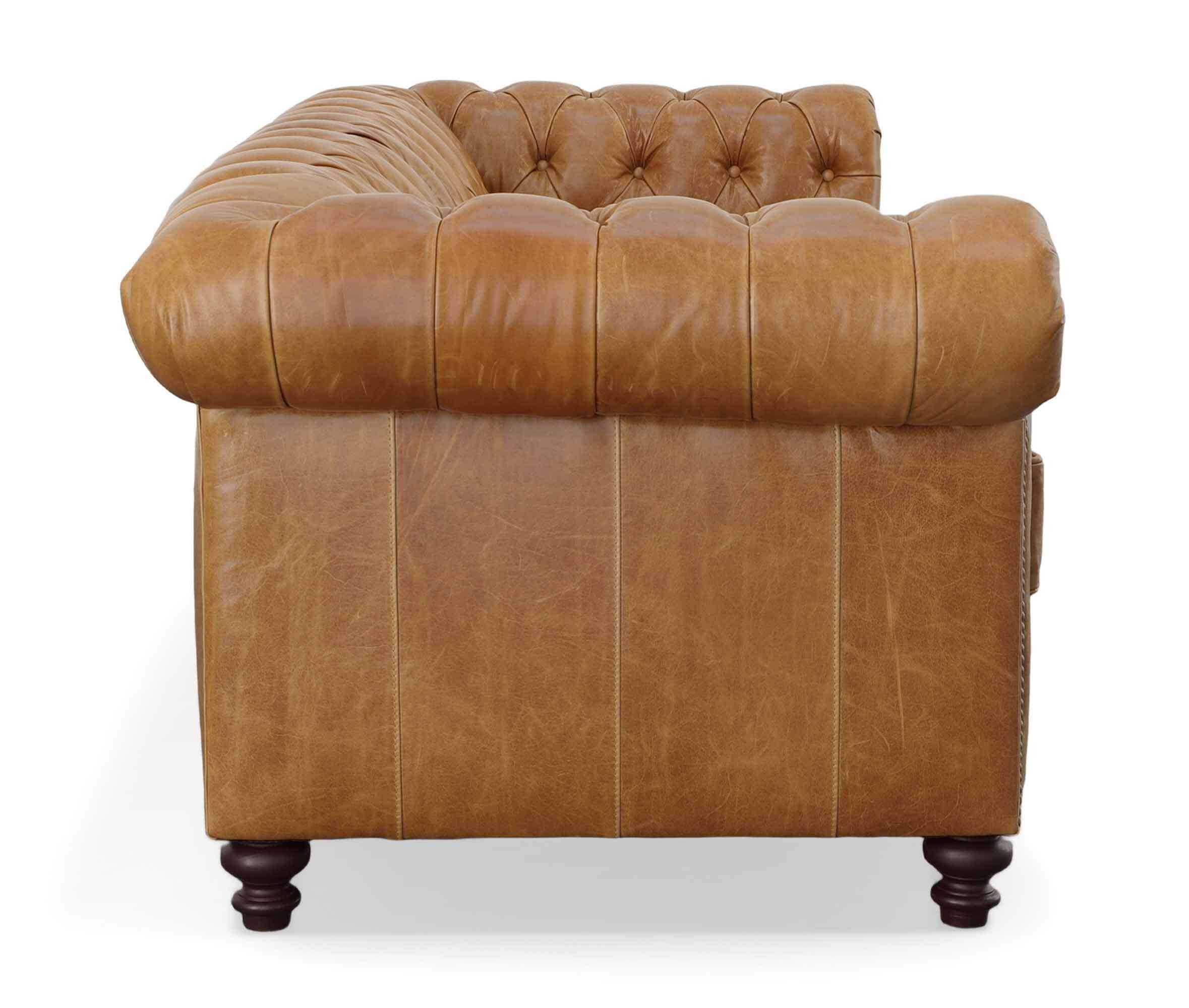 Donald Leather Sofa - Image 3