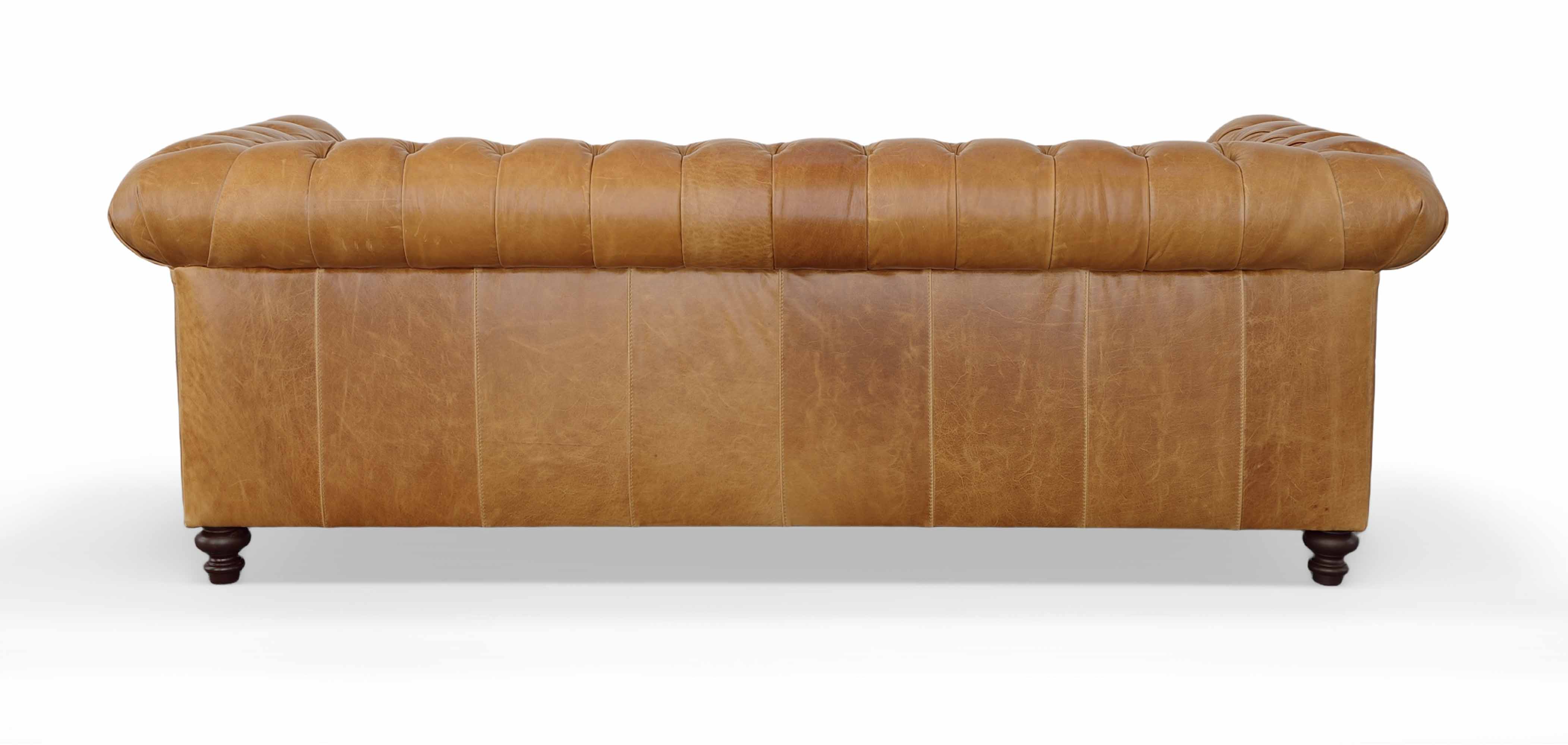 Donald Leather Sofa - Image 4