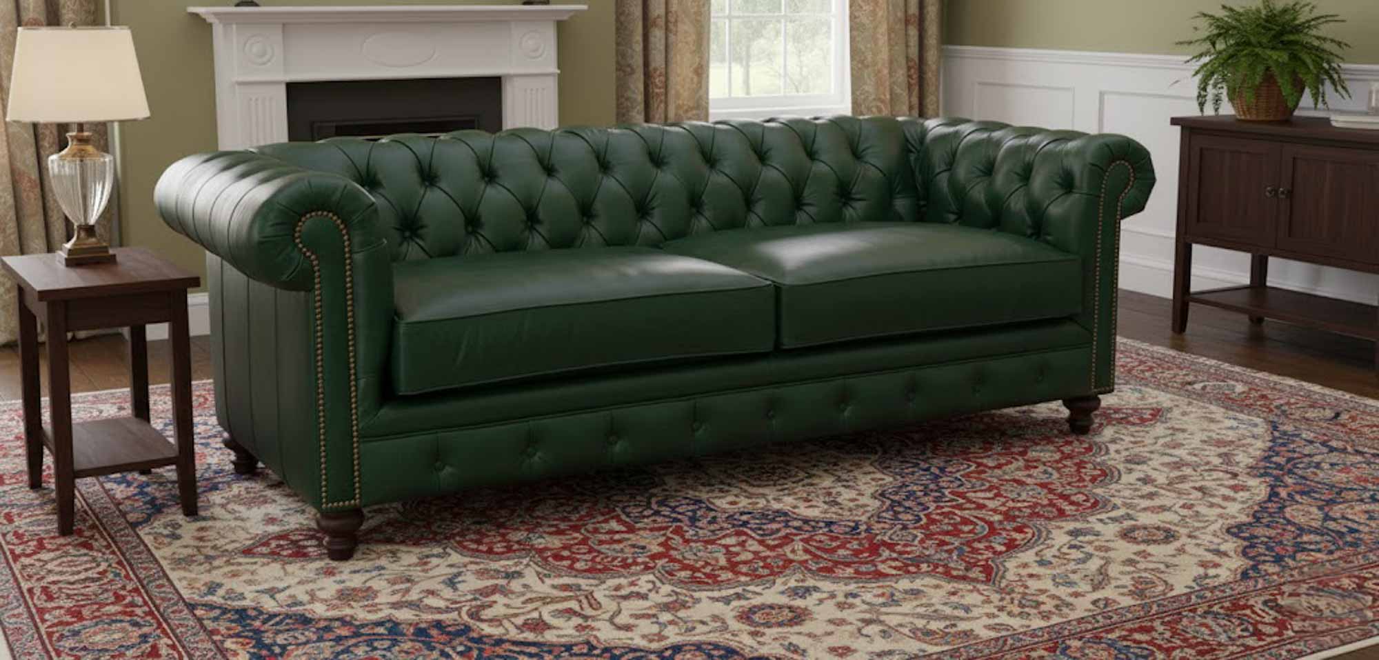 Donald Leather Sofa - Image 8
