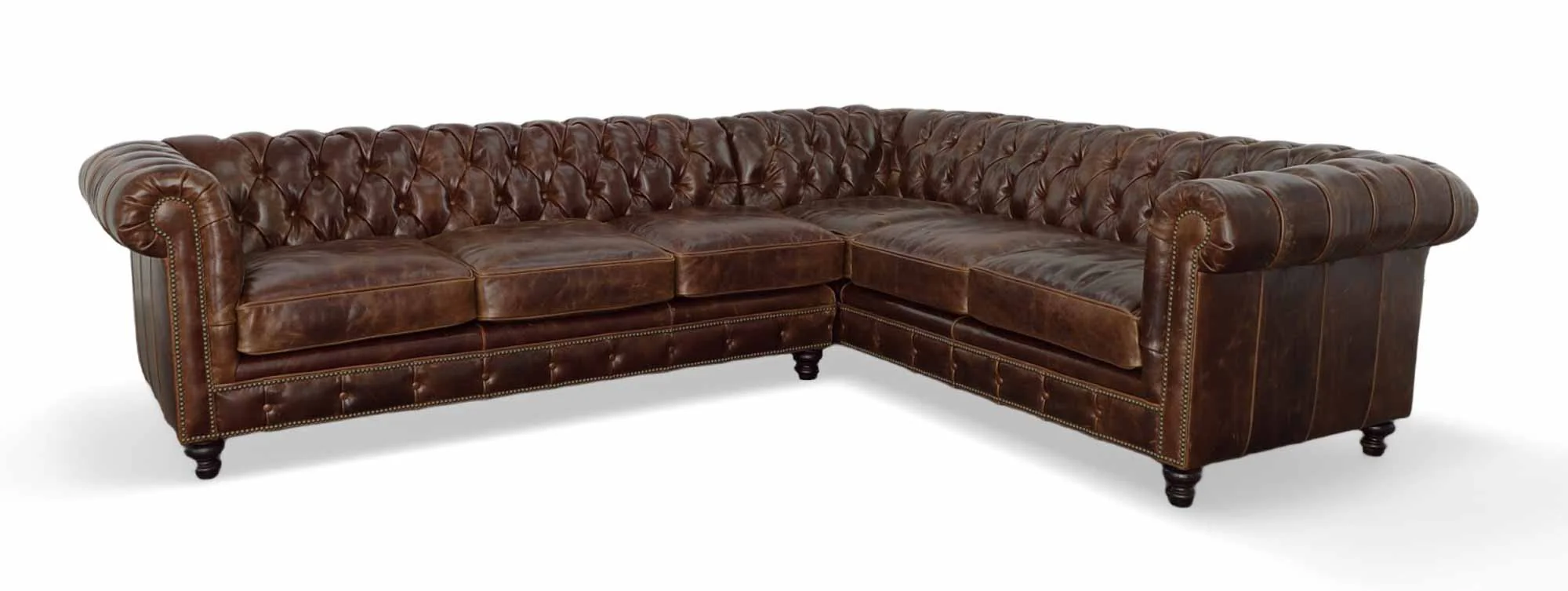 Donald Leather Sectional