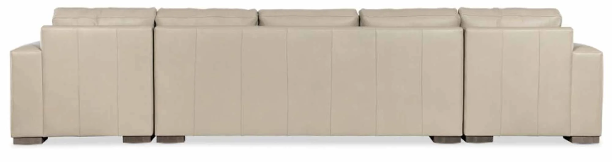 Donovan Leather Sofa With Chaise - Image 4