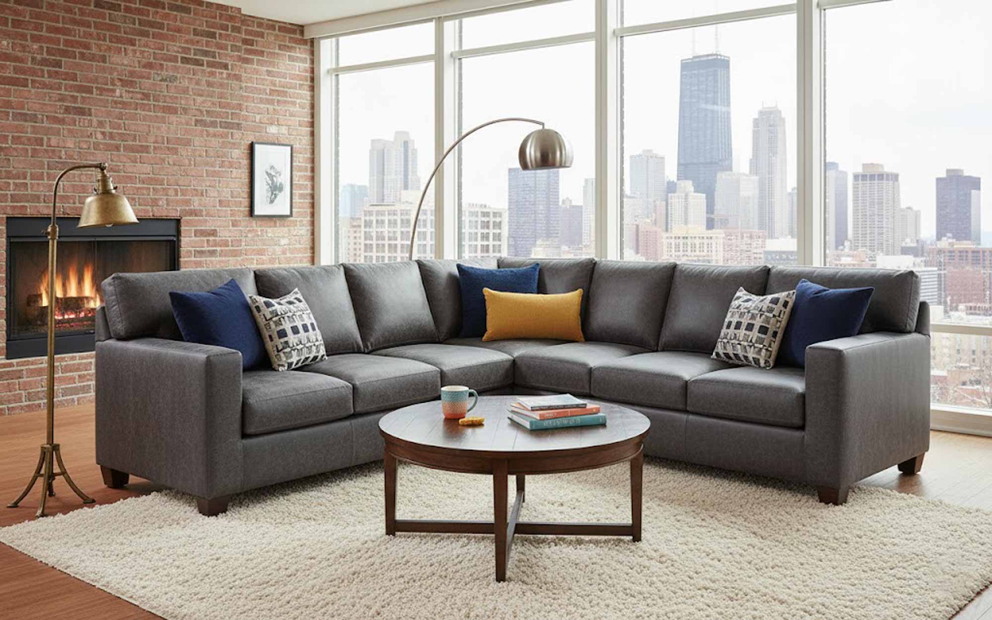 Eastridge Leather Sectional - Image 4