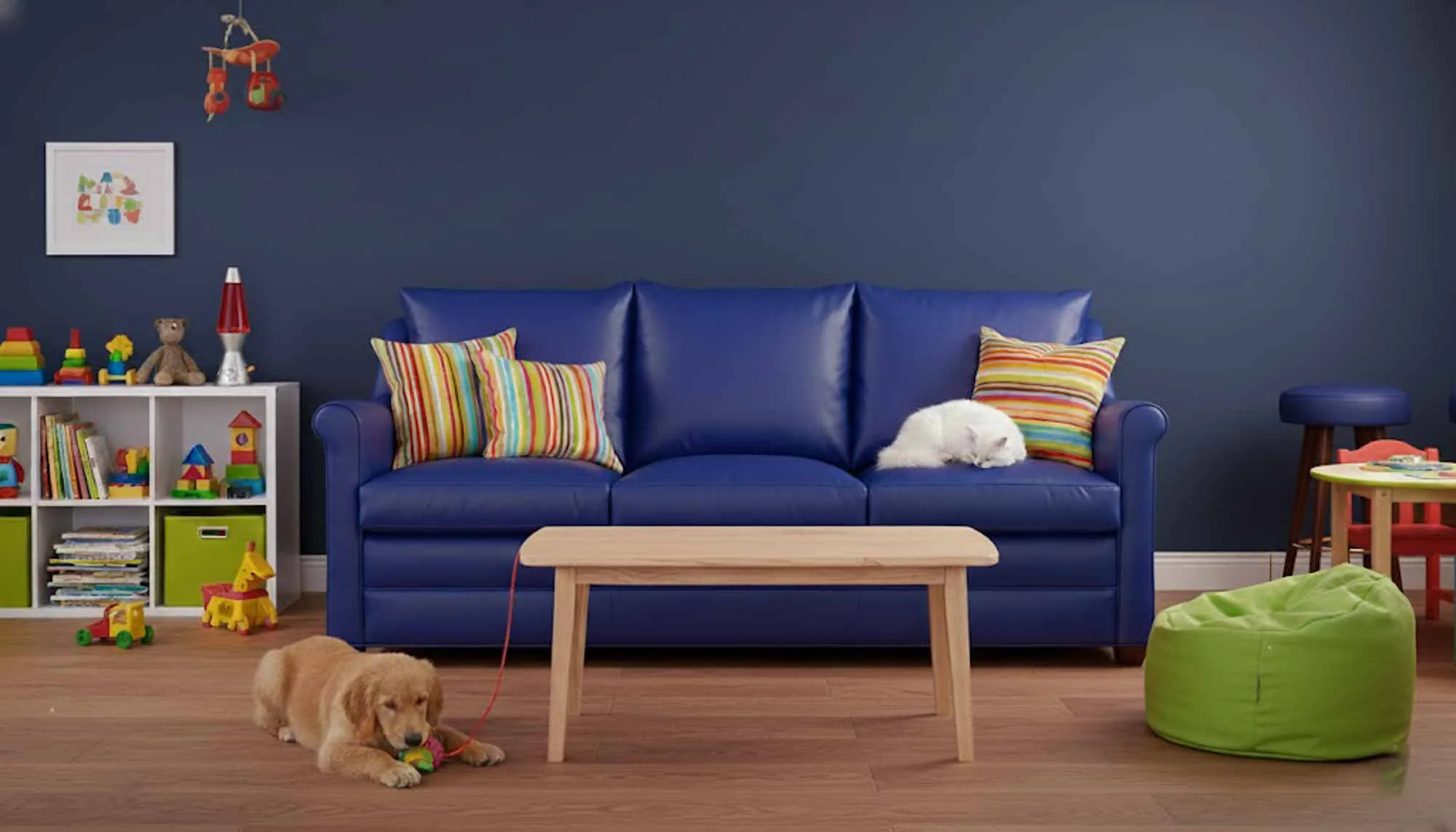 Ella Leather Sofa - Image 7