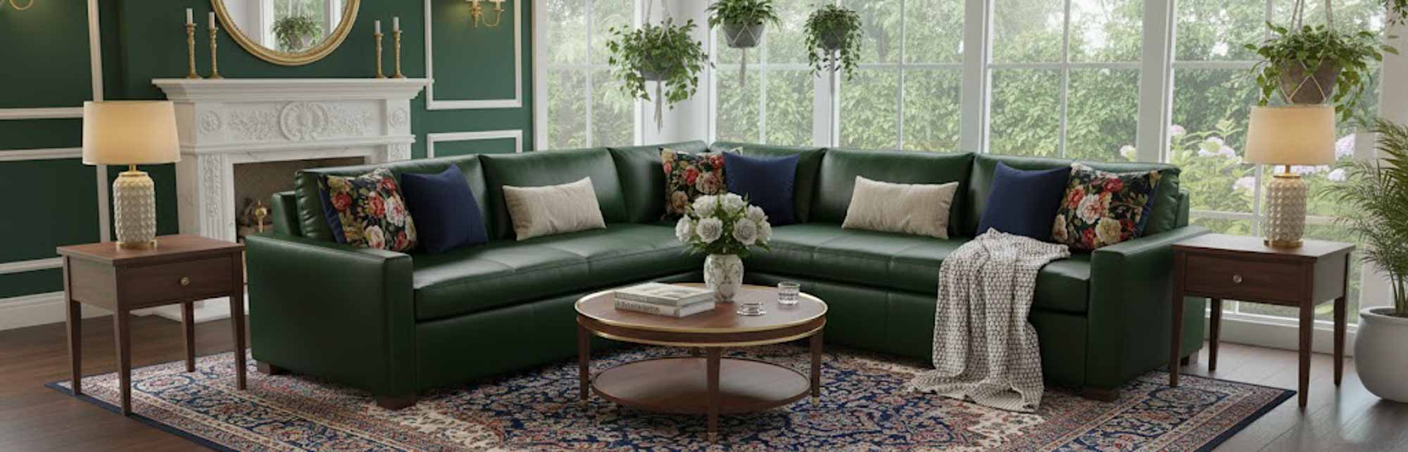 Ellie Leather Sectional - Image 4