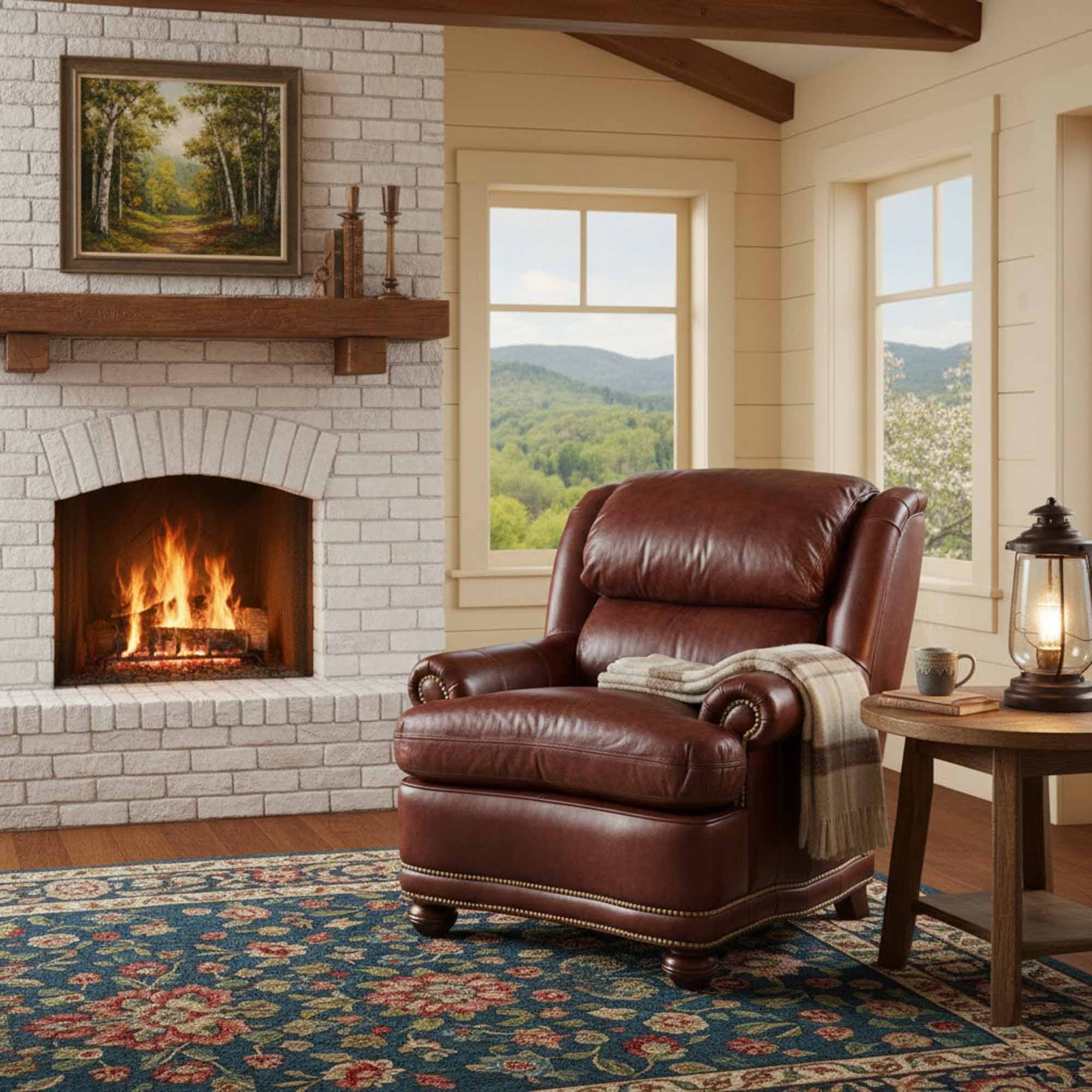 Ellis Leather Chair - Image 4