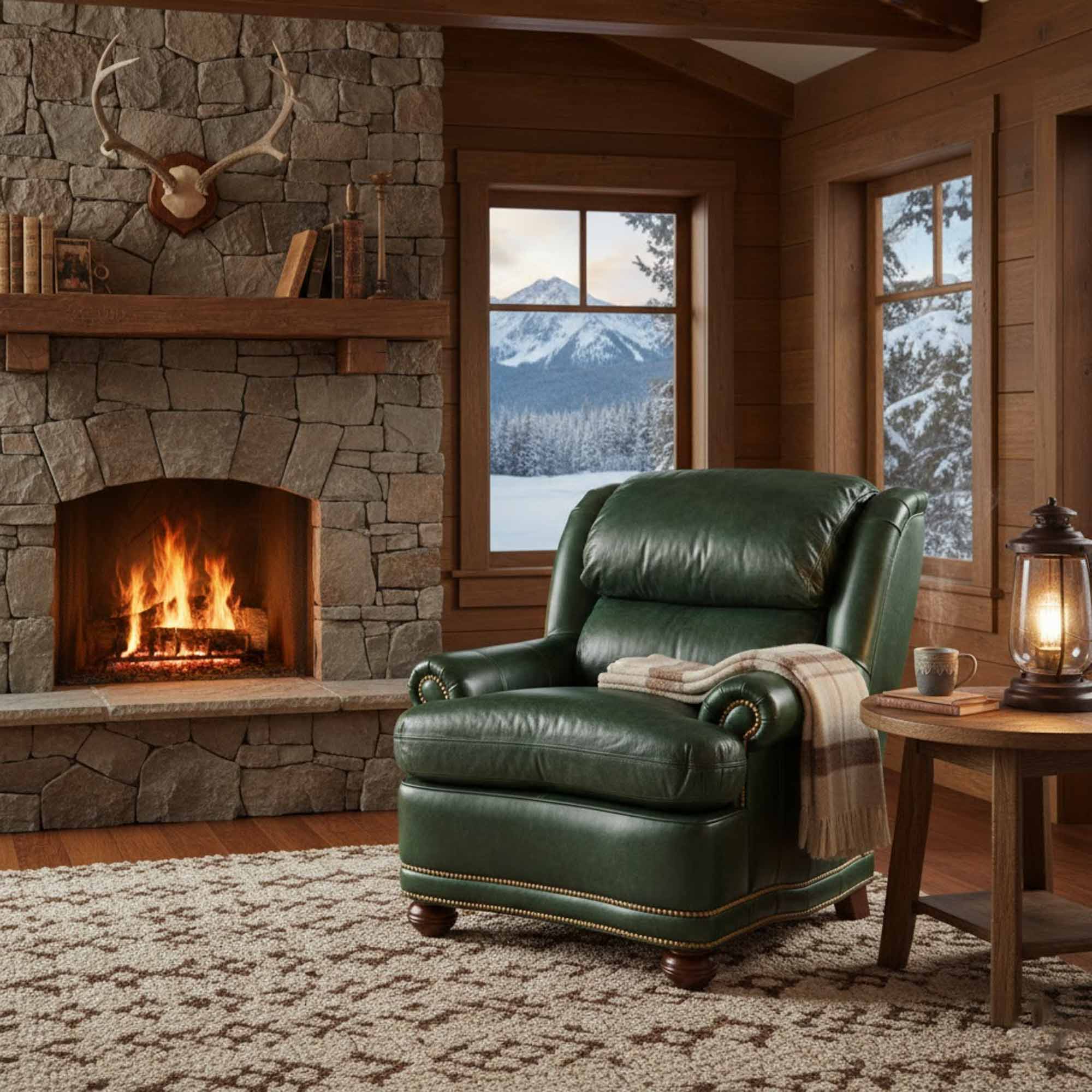 Ellis Leather Chair - Image 6