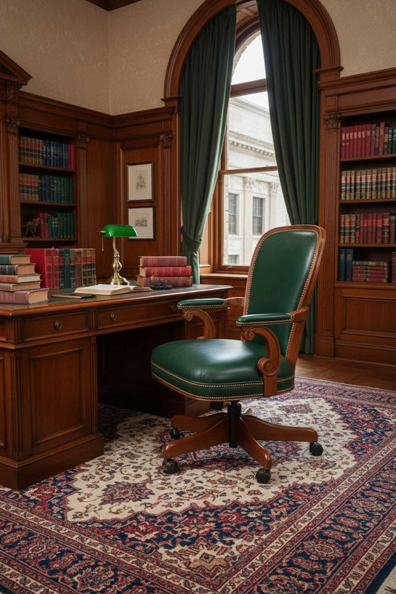 Evans Leather Executive Chair - Image 5