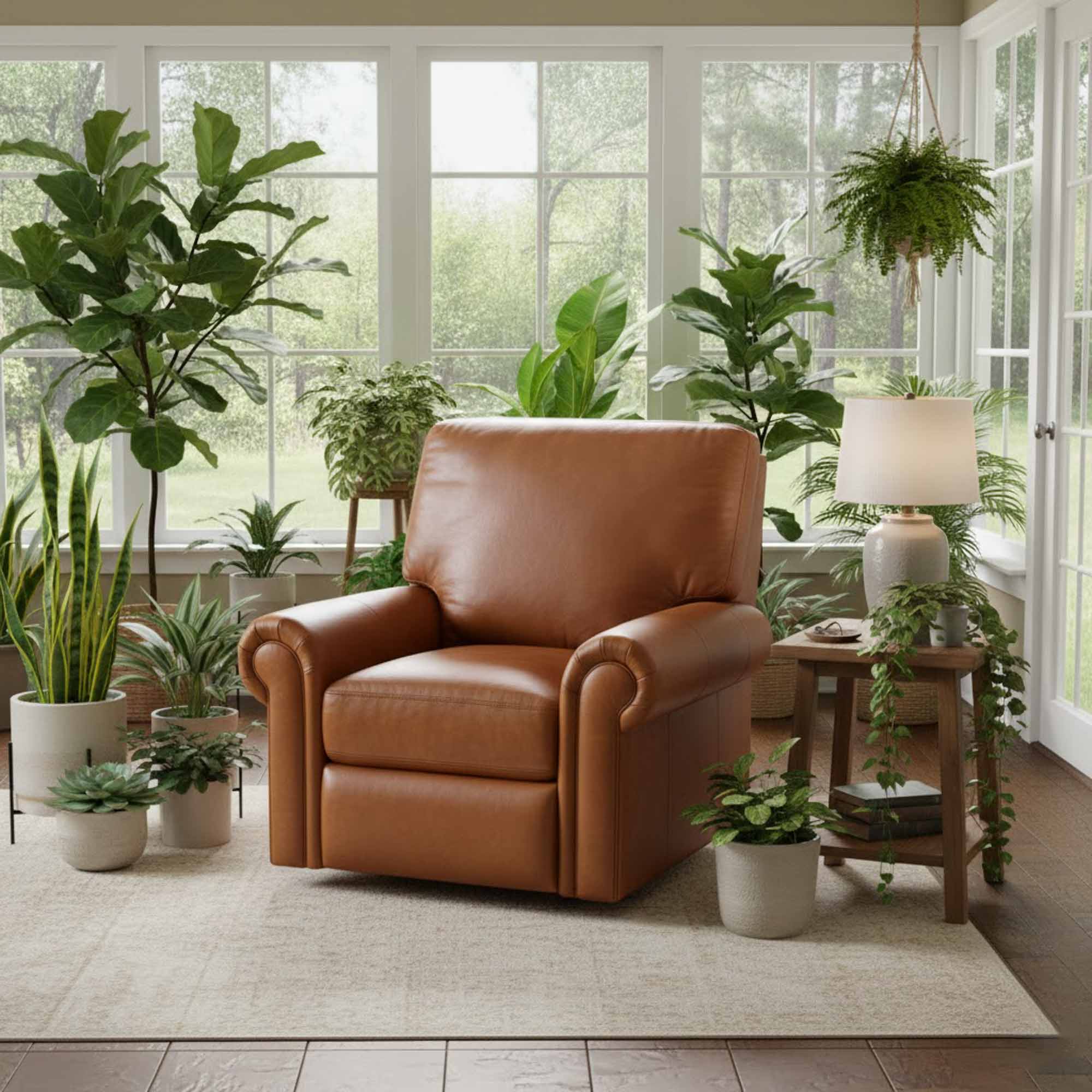 Fairbanks Leather Recliner - Image 3
