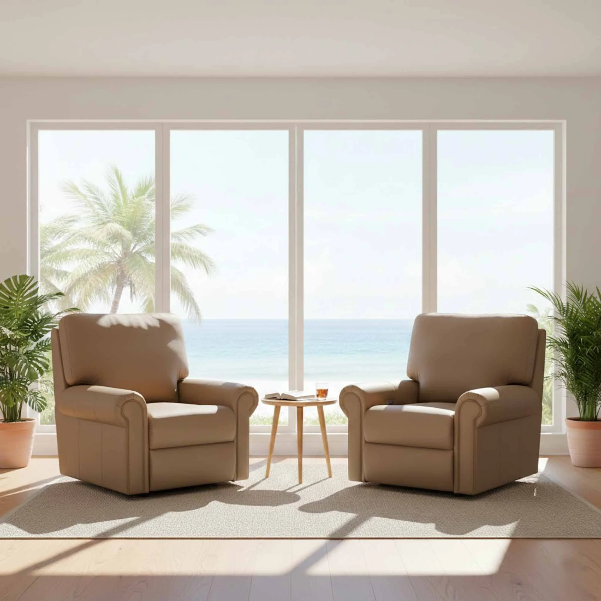 Fairfax Leather Power Recliner - Image 2