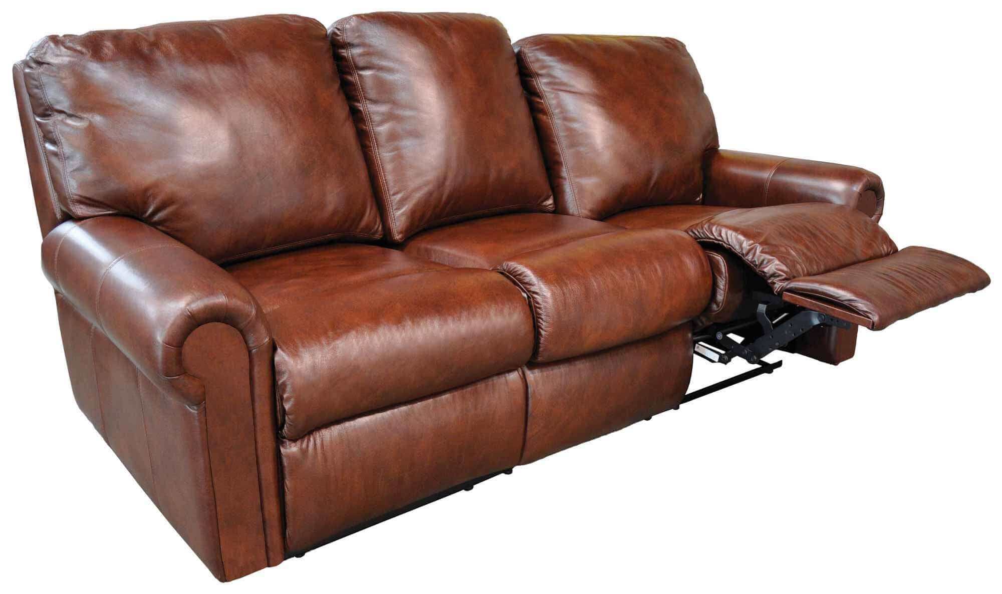 Fairfax Leather Reclining Loveseat