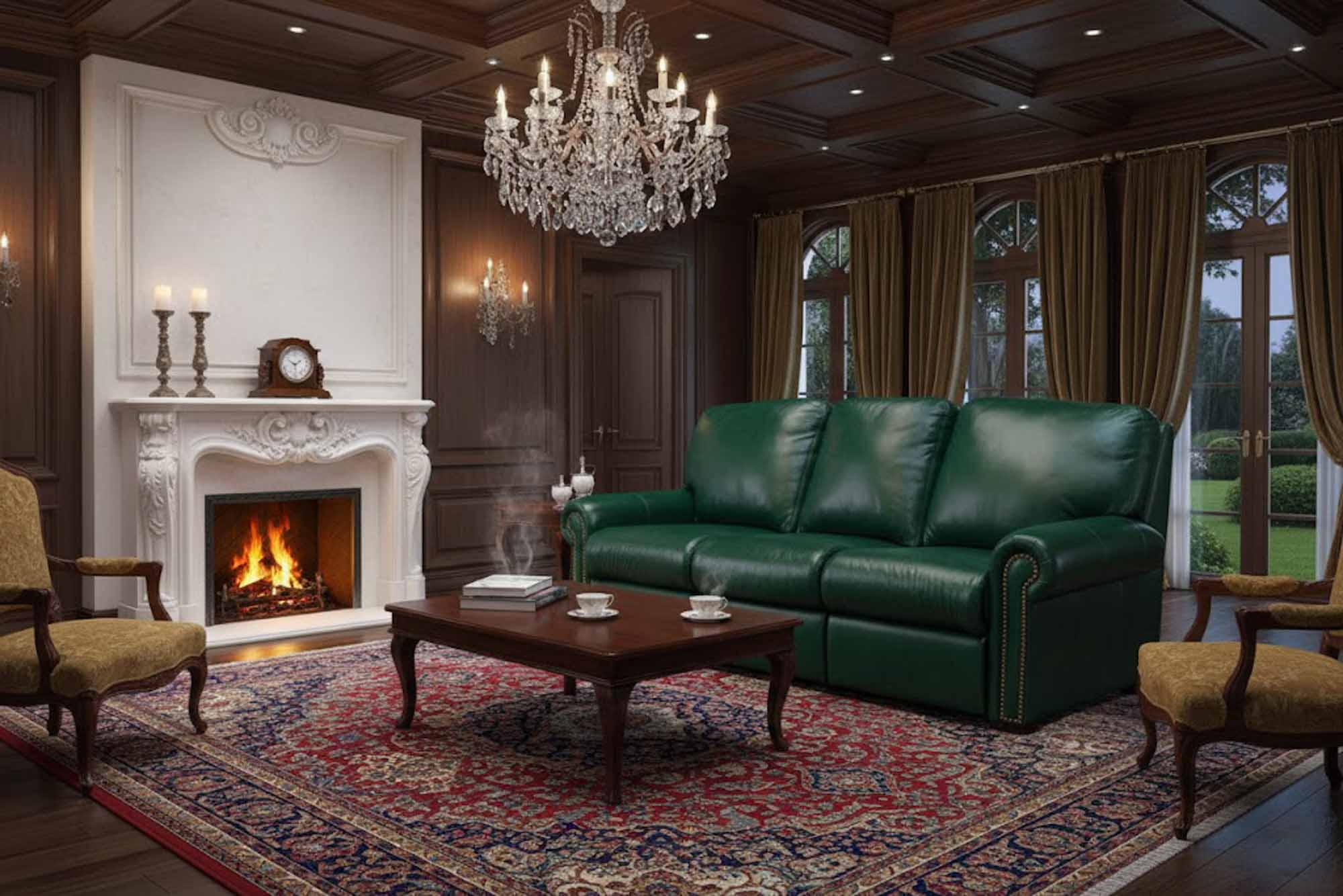 Fairmont Leather Reclining Loveseat - Image 6