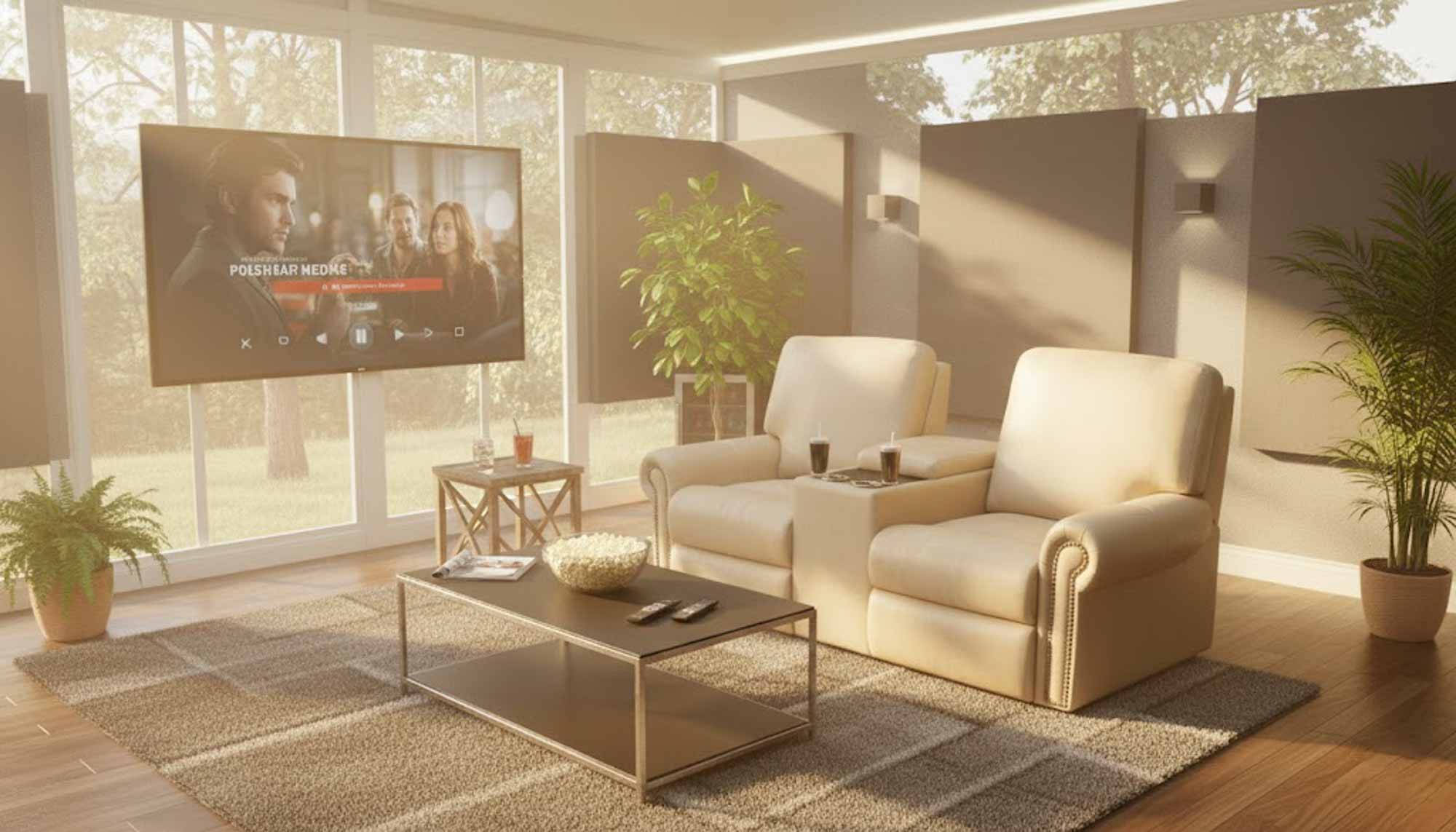 Fairmont Leather Reclining Loveseat Console - Image 4
