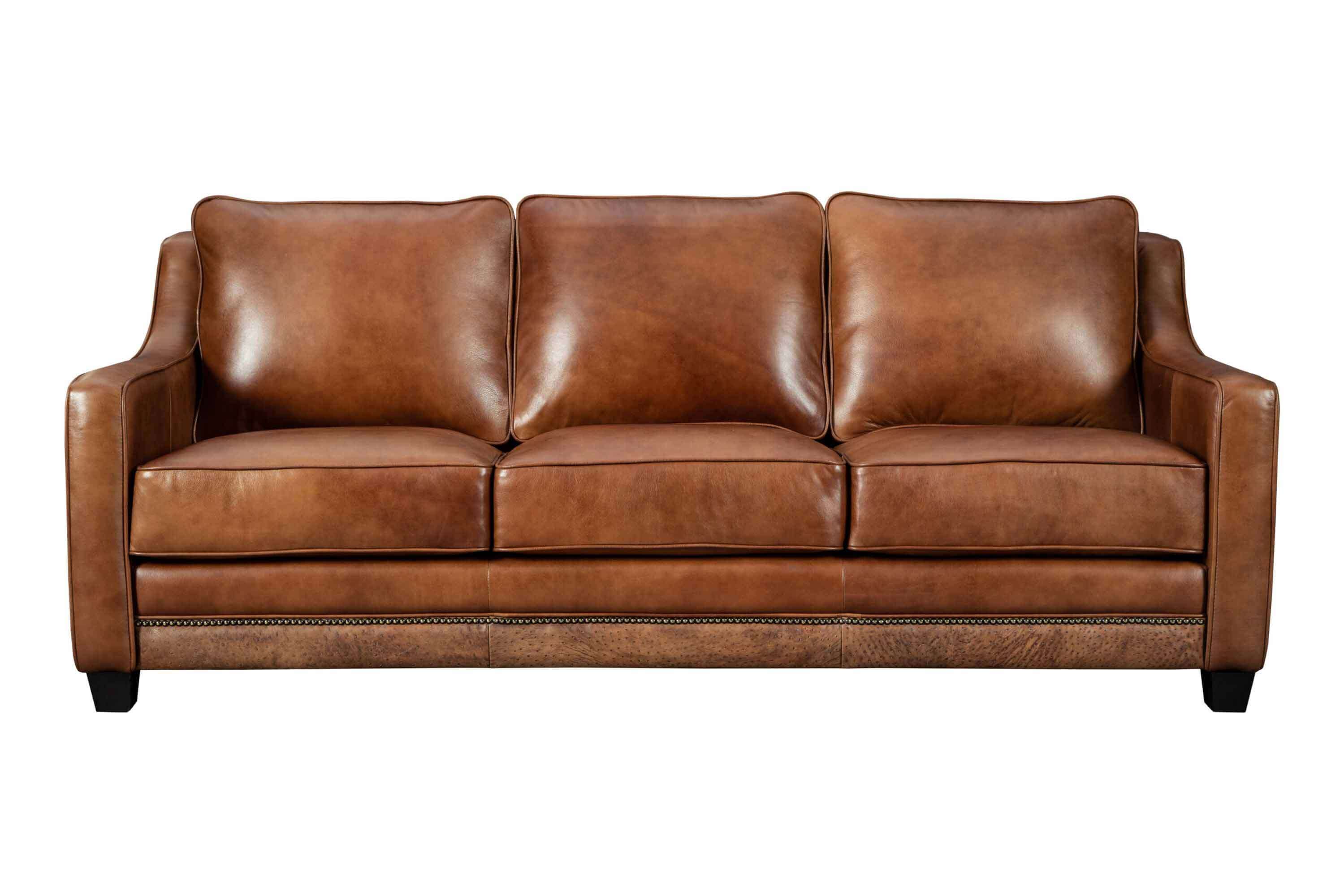 Fifth Avenue Leather Sofa - Image 5
