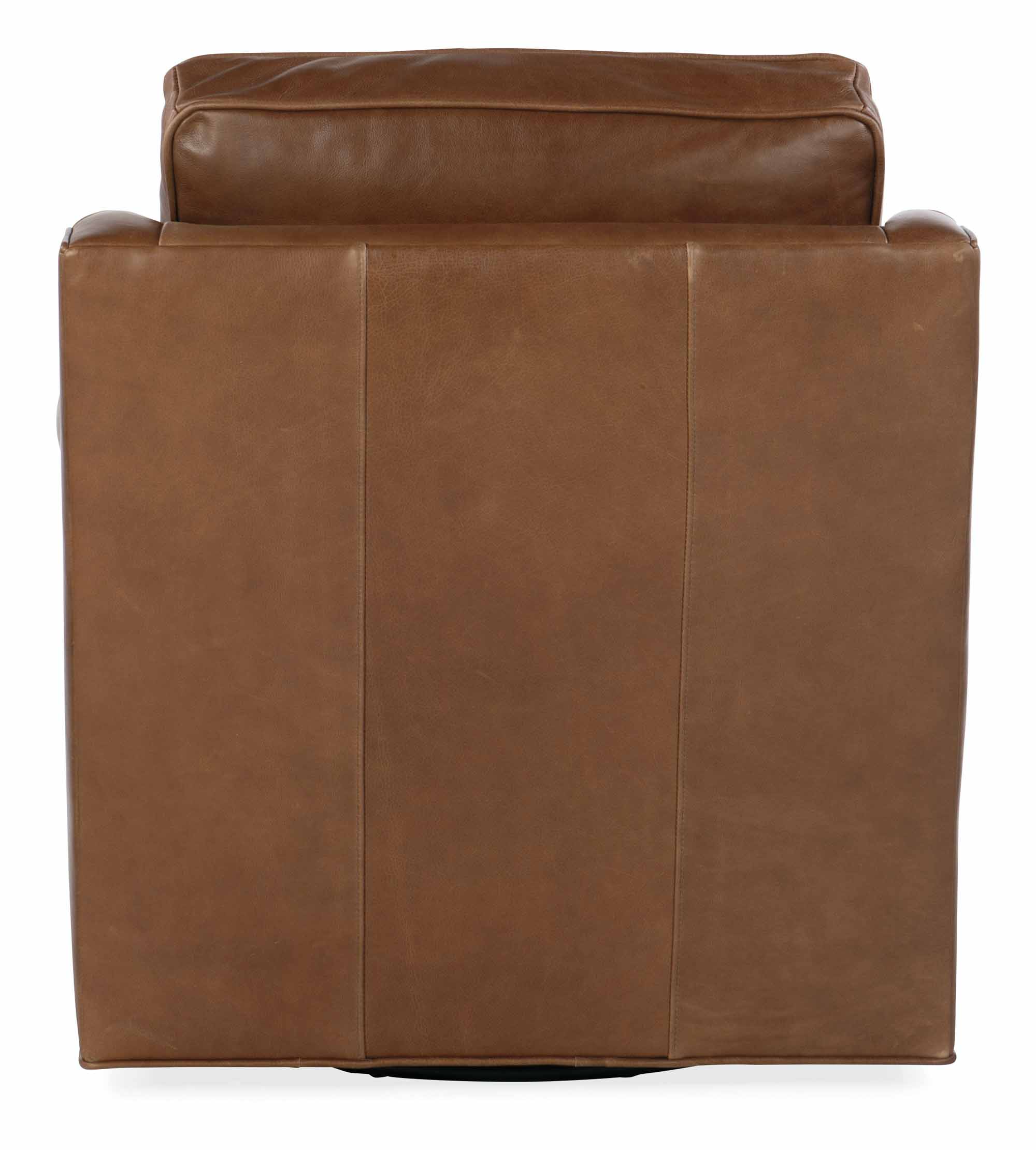 Finley Leather Swivel Chair - Image 3