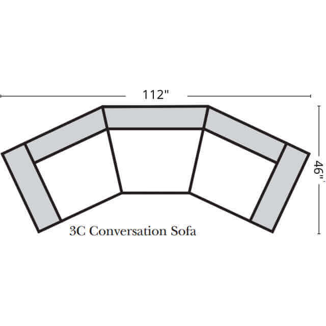 Foster Leather Conversation Sofa - Image 5