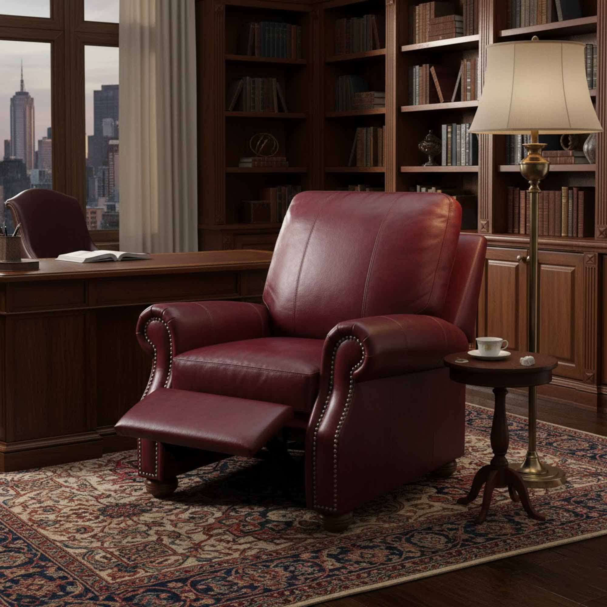 Foster Leather Recliner - Image 3