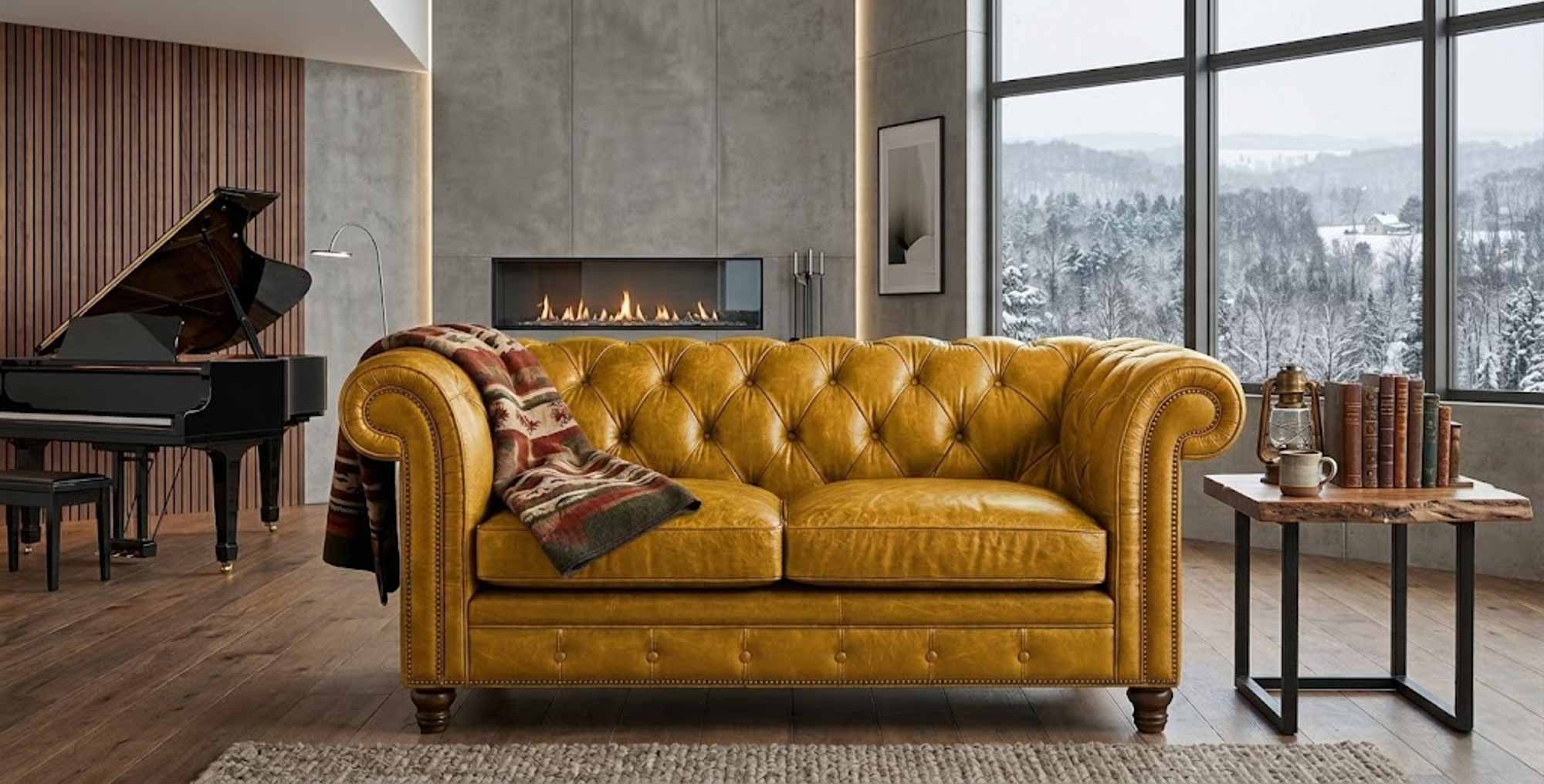 Fredrick Leather Loveseat - Image 6