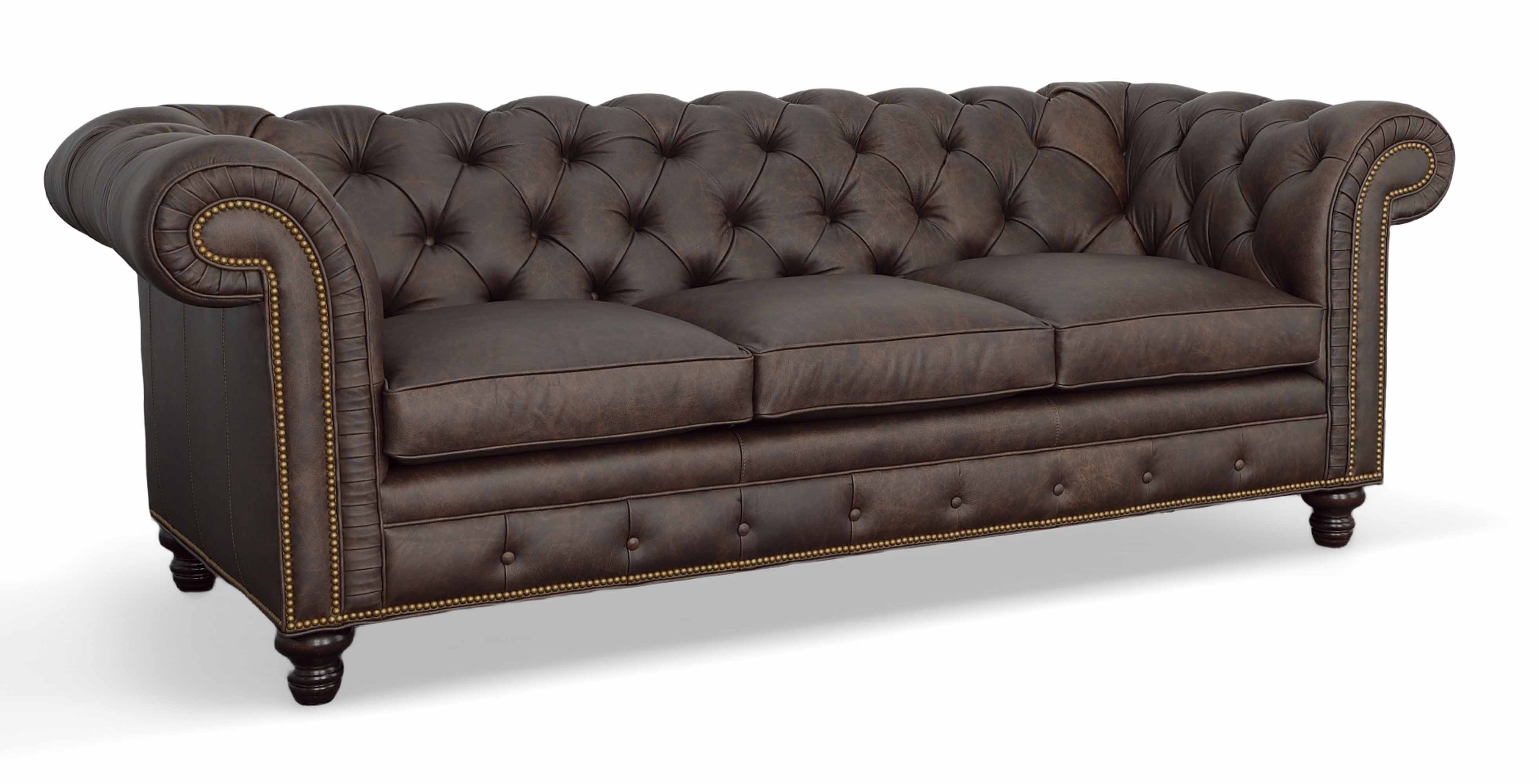 Fredrick Leather Queen Size Sofa Sleeper