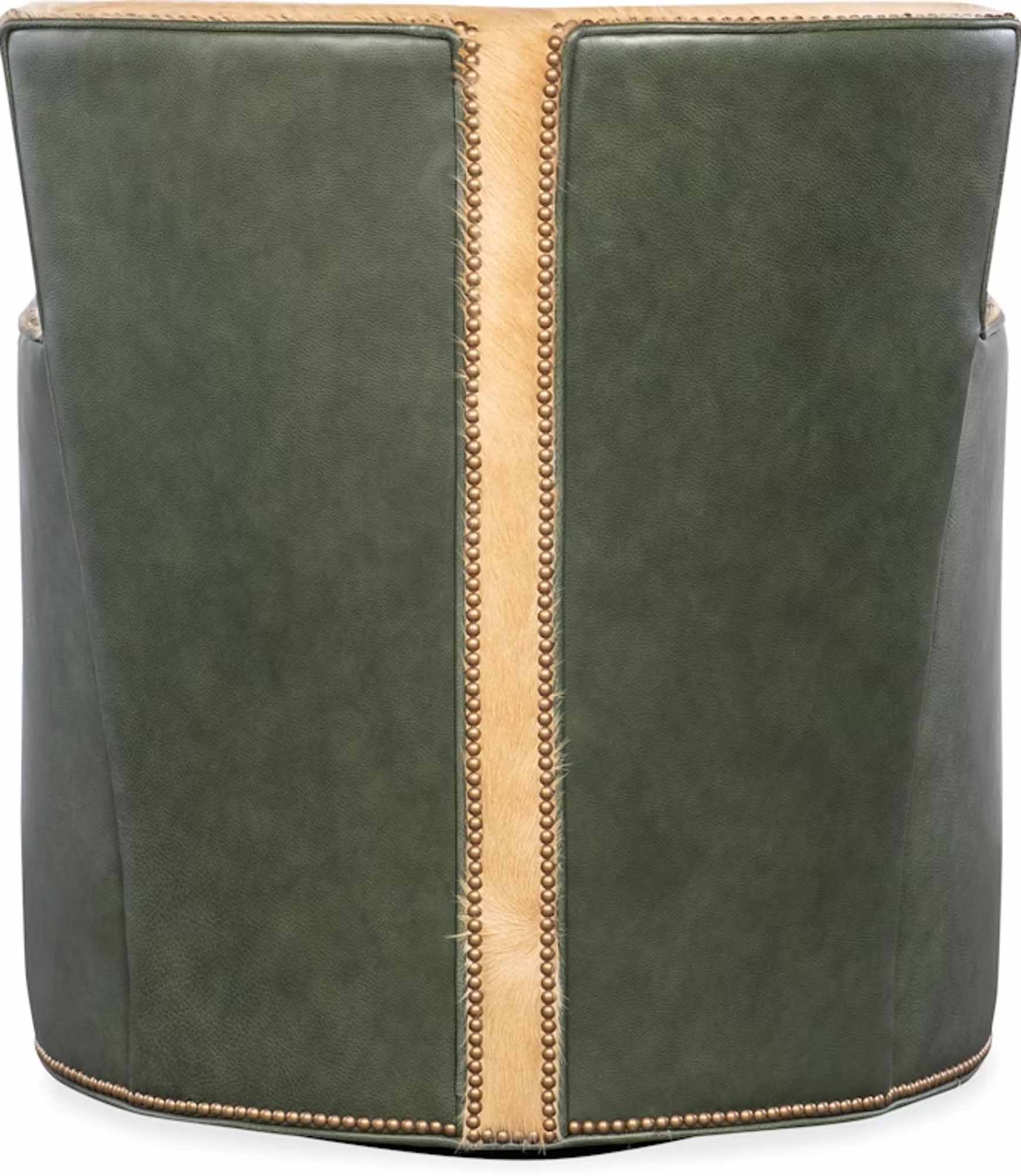 Fredricksen Leather Swivel Chair - Image 4