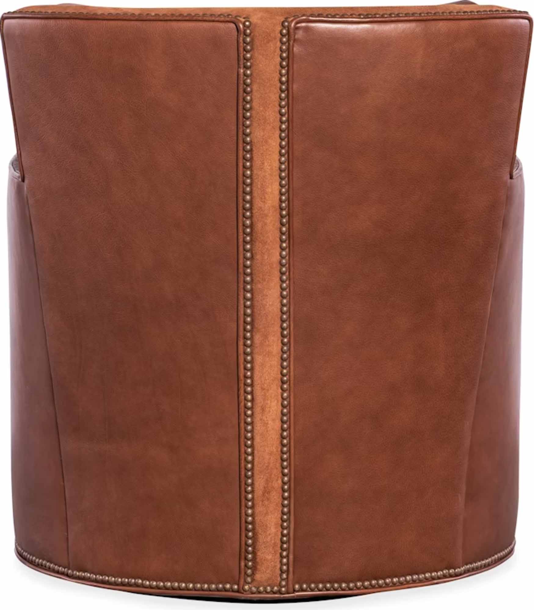 Fredricksen Leather Swivel Chair - Image 7
